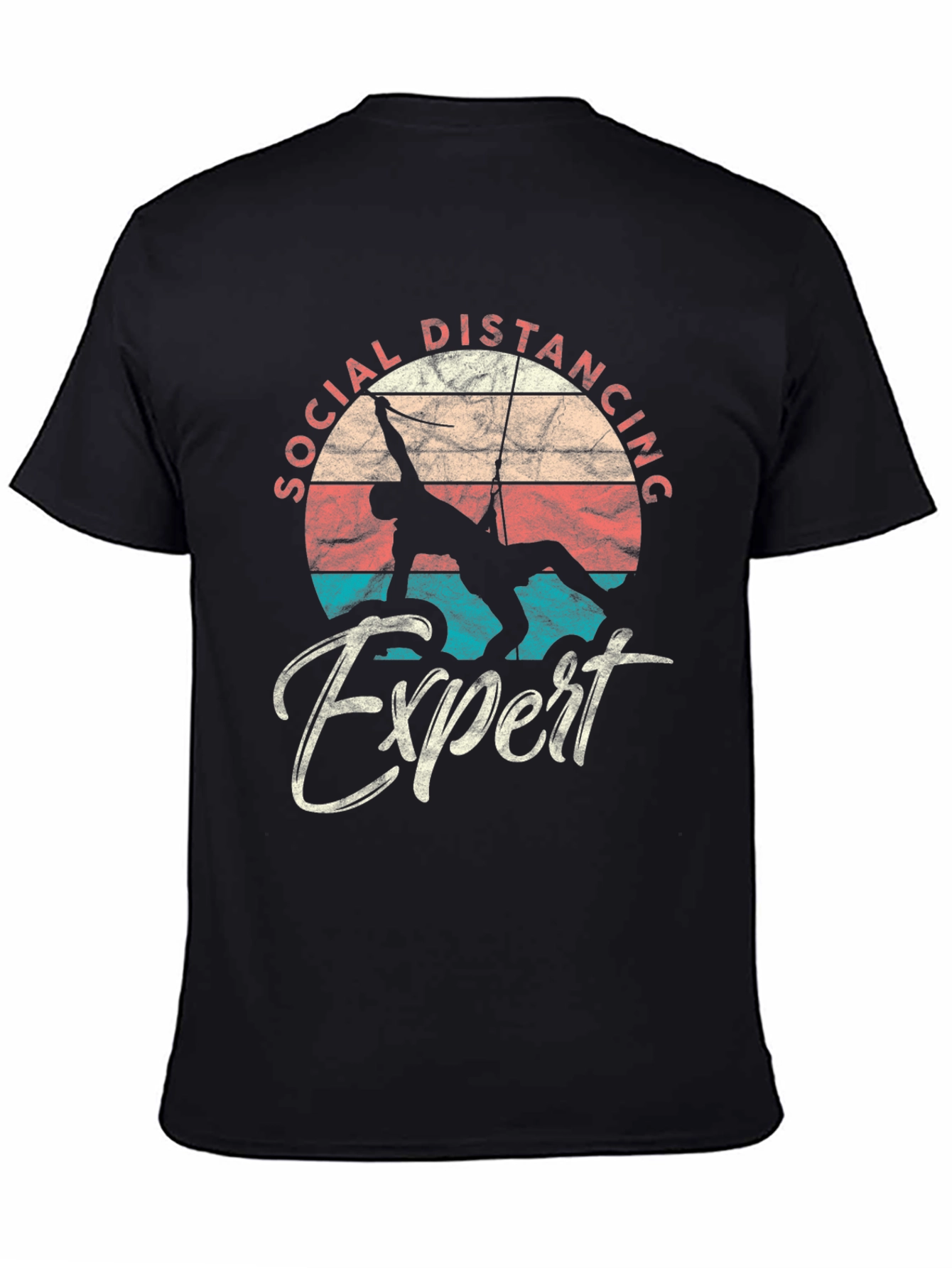 Social Distancing Expert Climbing T-Shirt