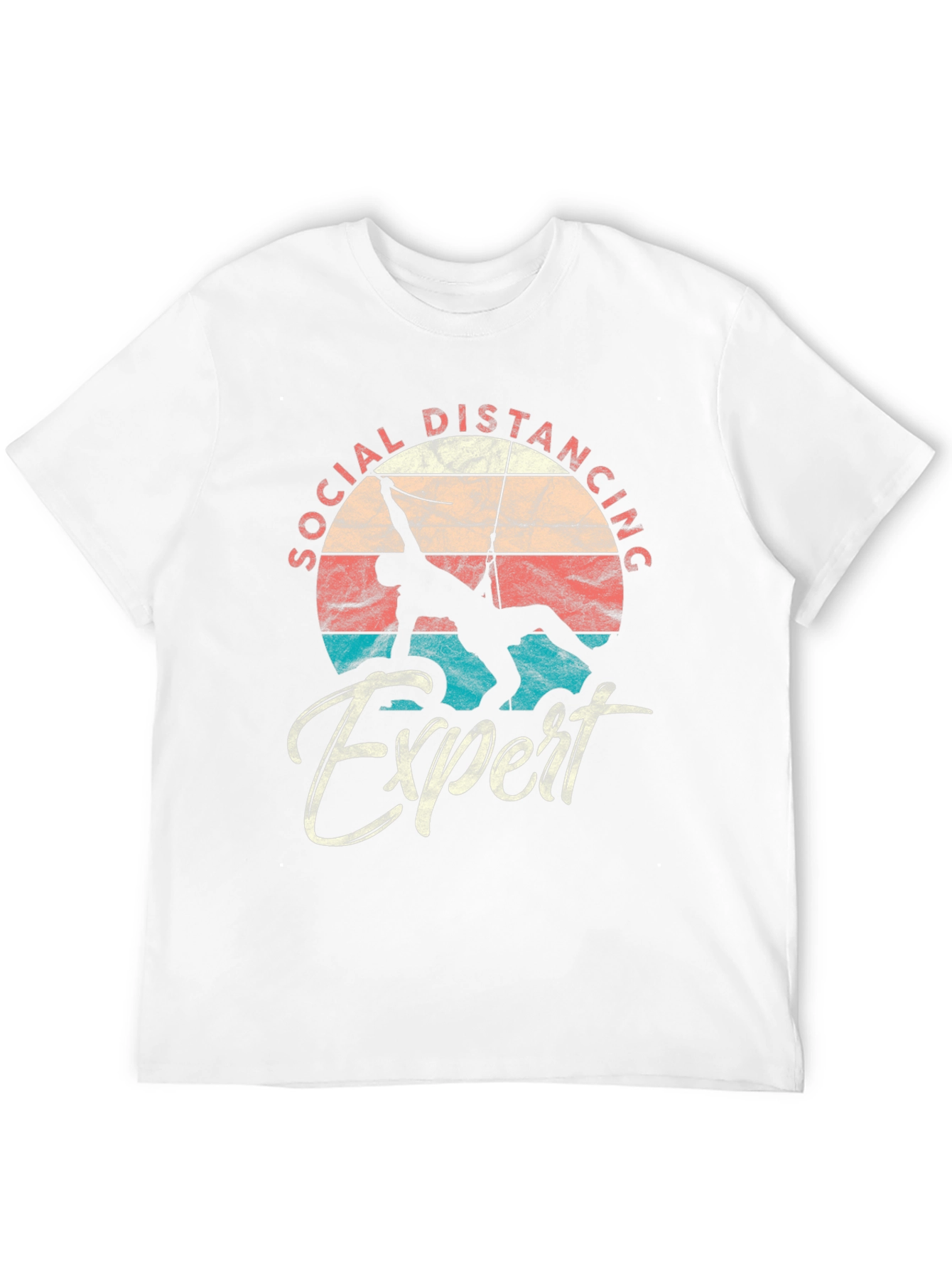 Social Distancing Expert Climbing T-Shirt