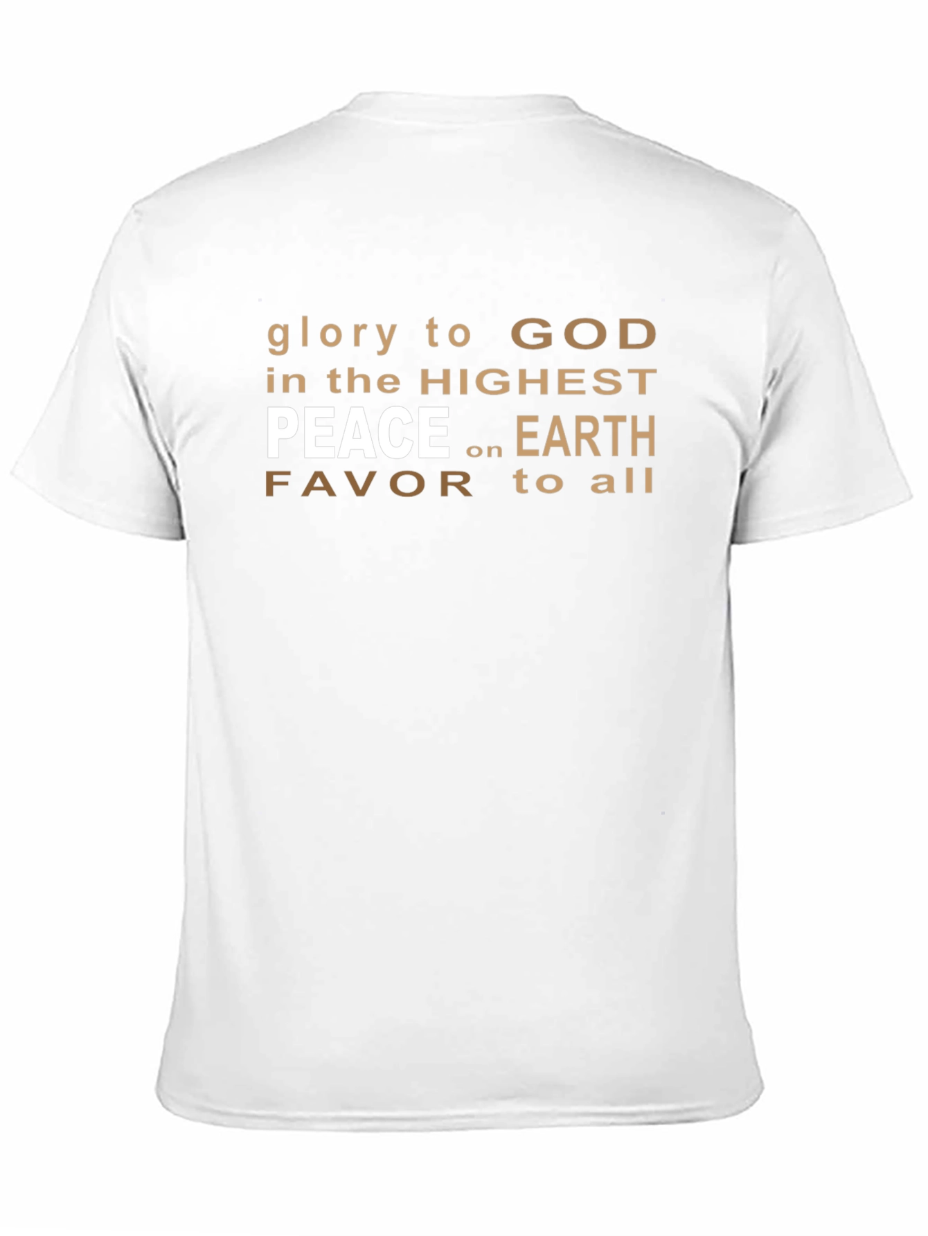 Glory to God Black Graphic T-Shirt