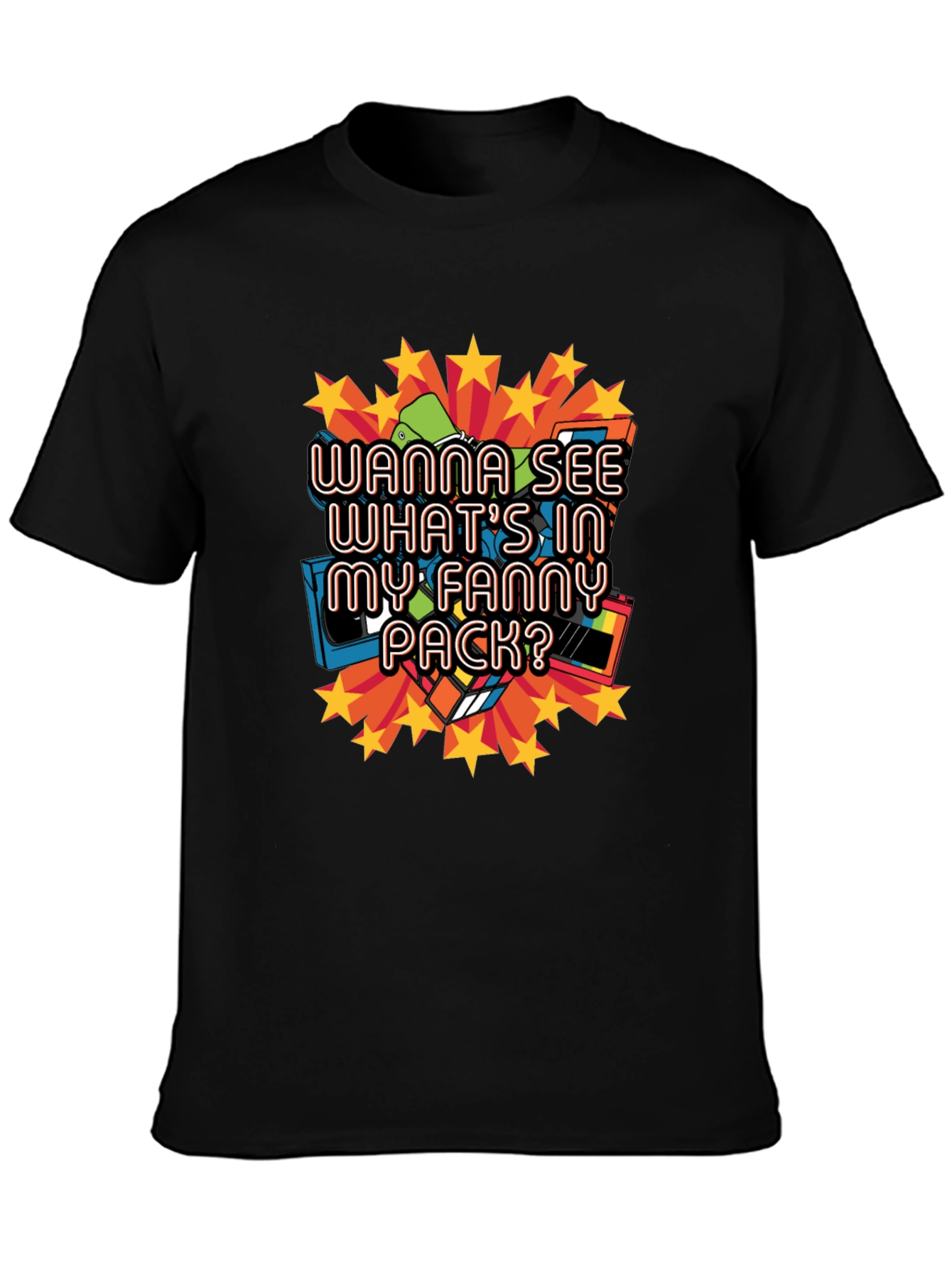 Wanna See My Fanny Pack T-Shirt - Retro Style