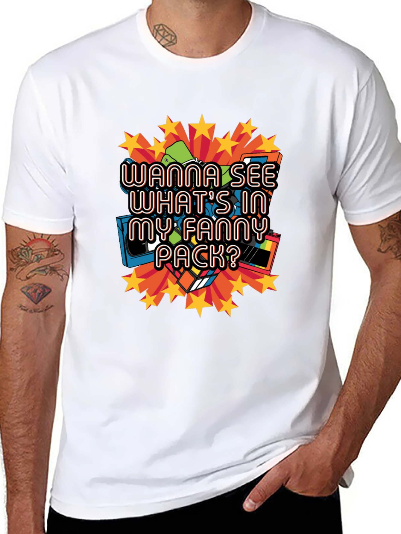 Wanna See My Fanny Pack T-Shirt - Retro Style