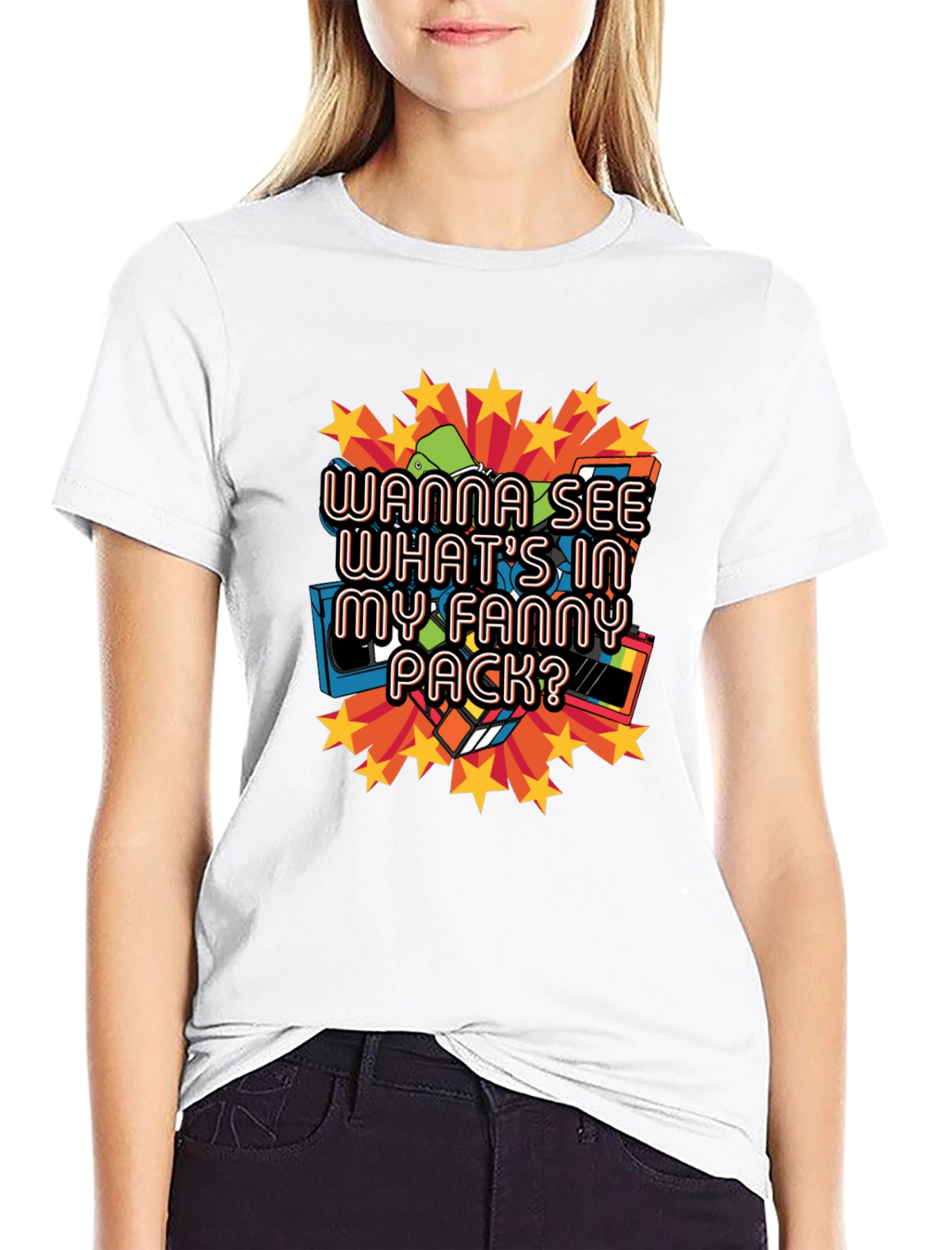 Wanna See My Fanny Pack T-Shirt - Retro Style