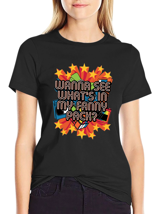 Wanna See My Fanny Pack T-Shirt - Retro Style