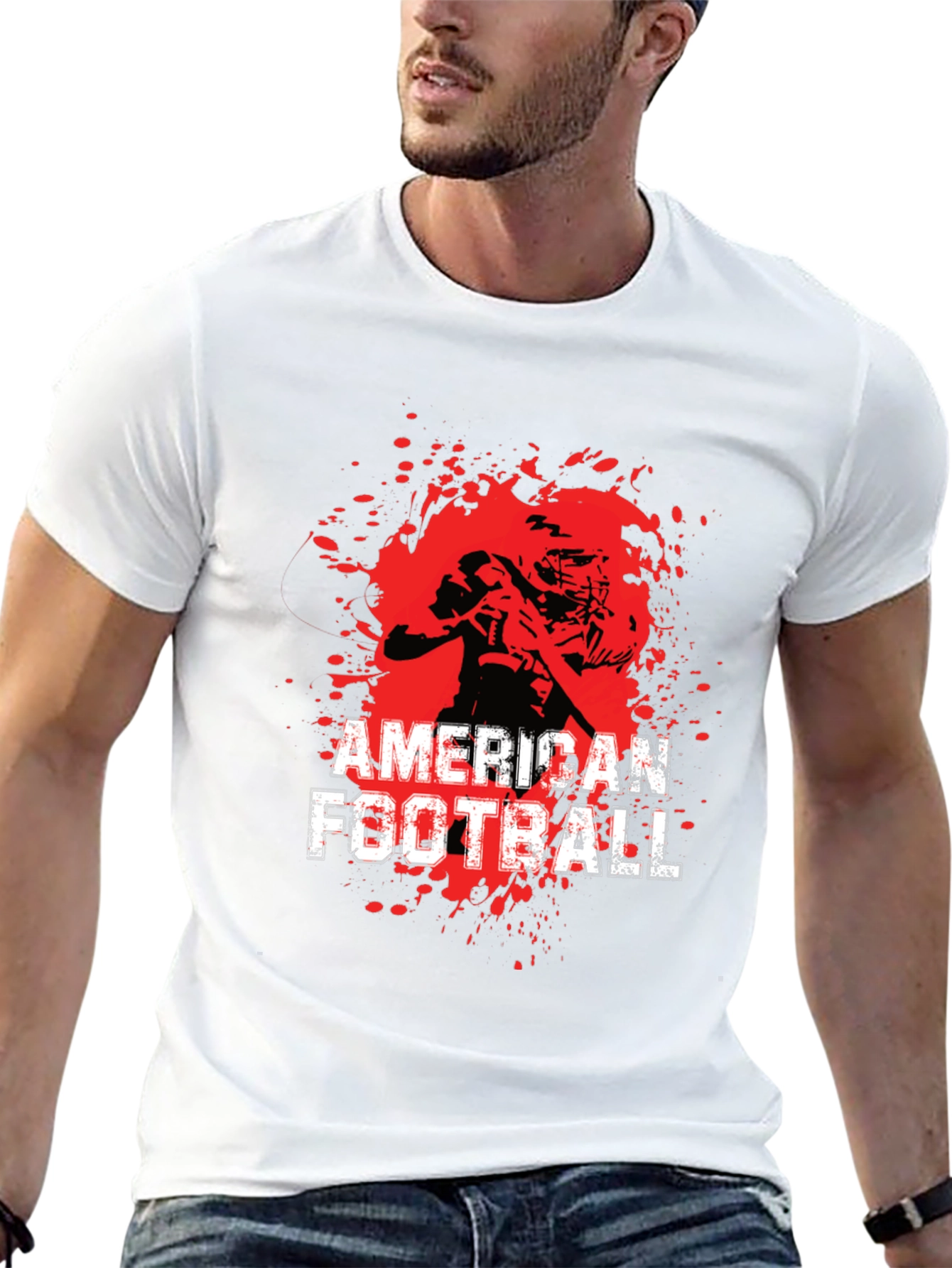 American Football Graphic Tee