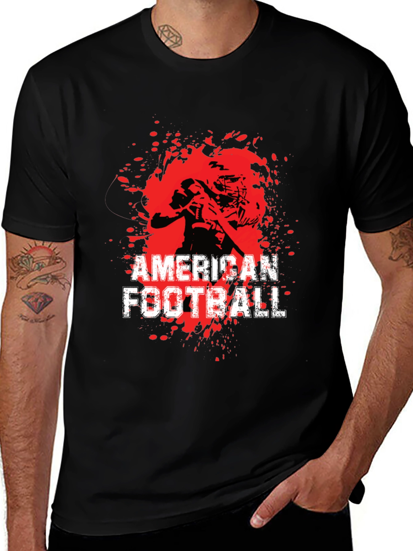 American Football Graphic Tee