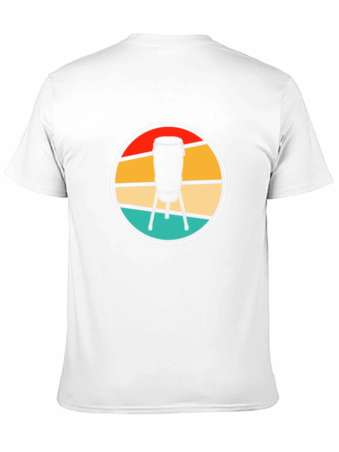 Retro Conga Drum T-Shirt - Music Lover Tee