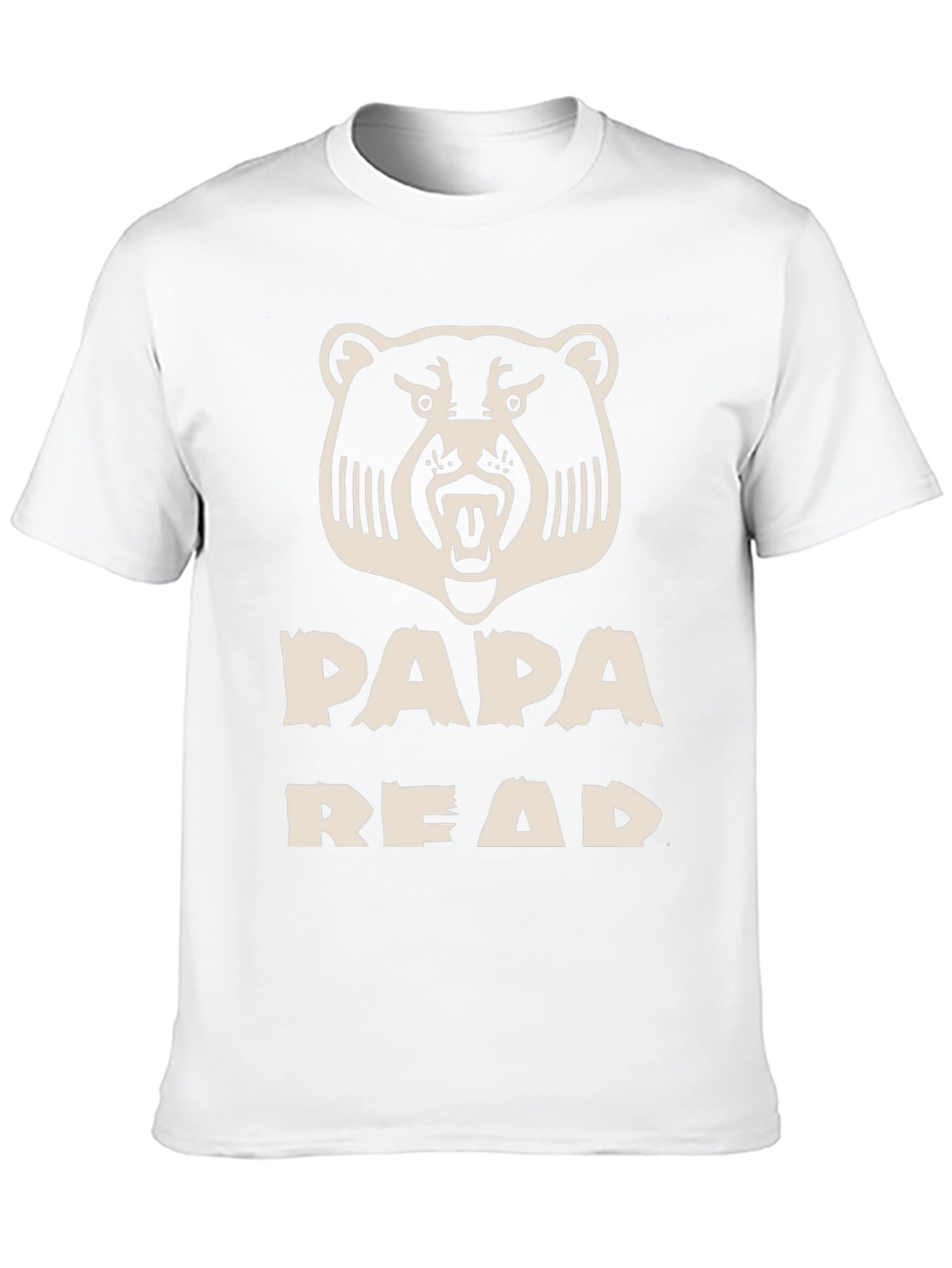 Papa Bear T-Shirt - Black Graphic Tee
