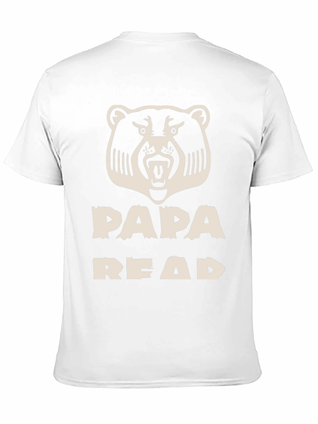 Papa Bear T-Shirt - Black Graphic Tee