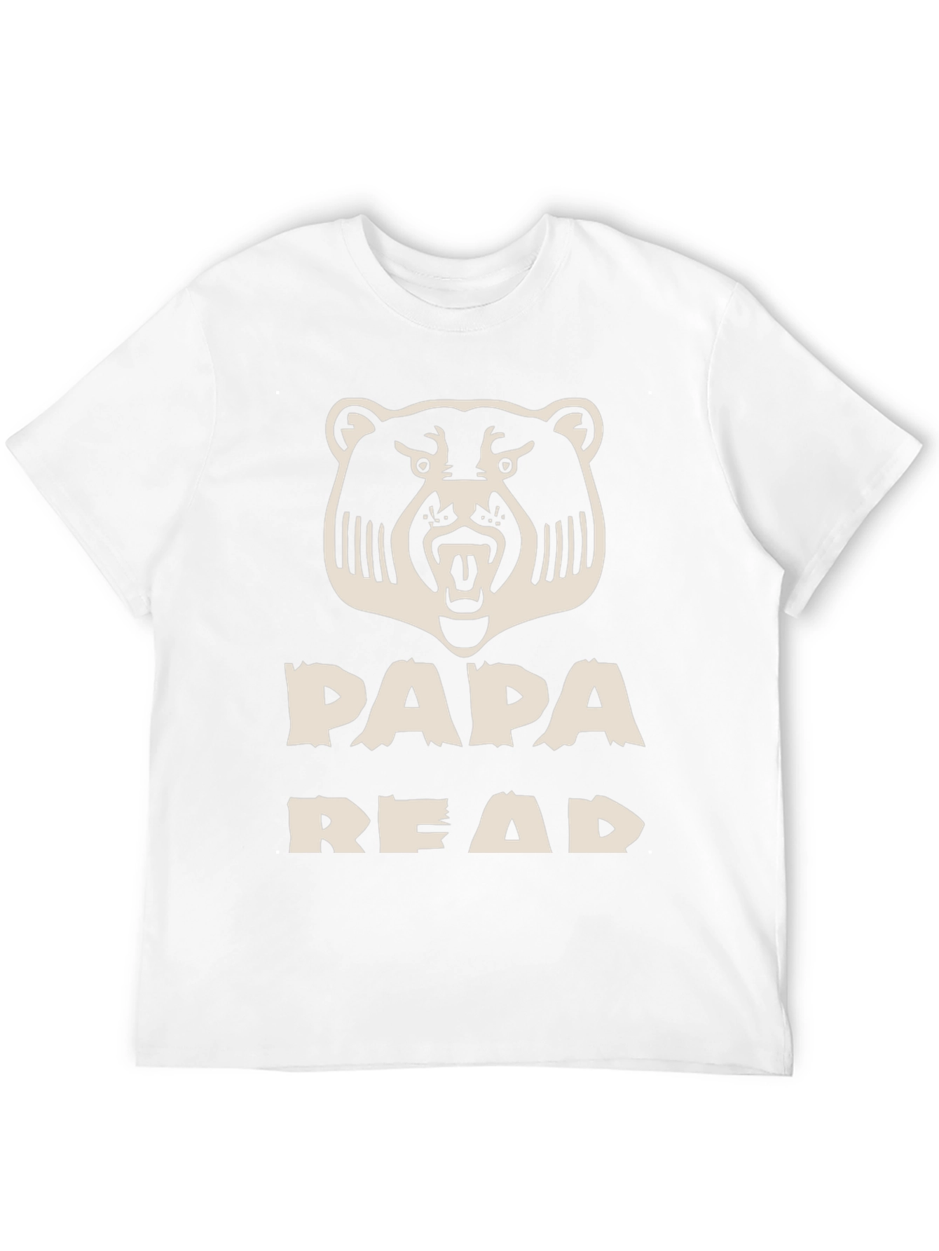 Papa Bear T-Shirt - Black Graphic Tee