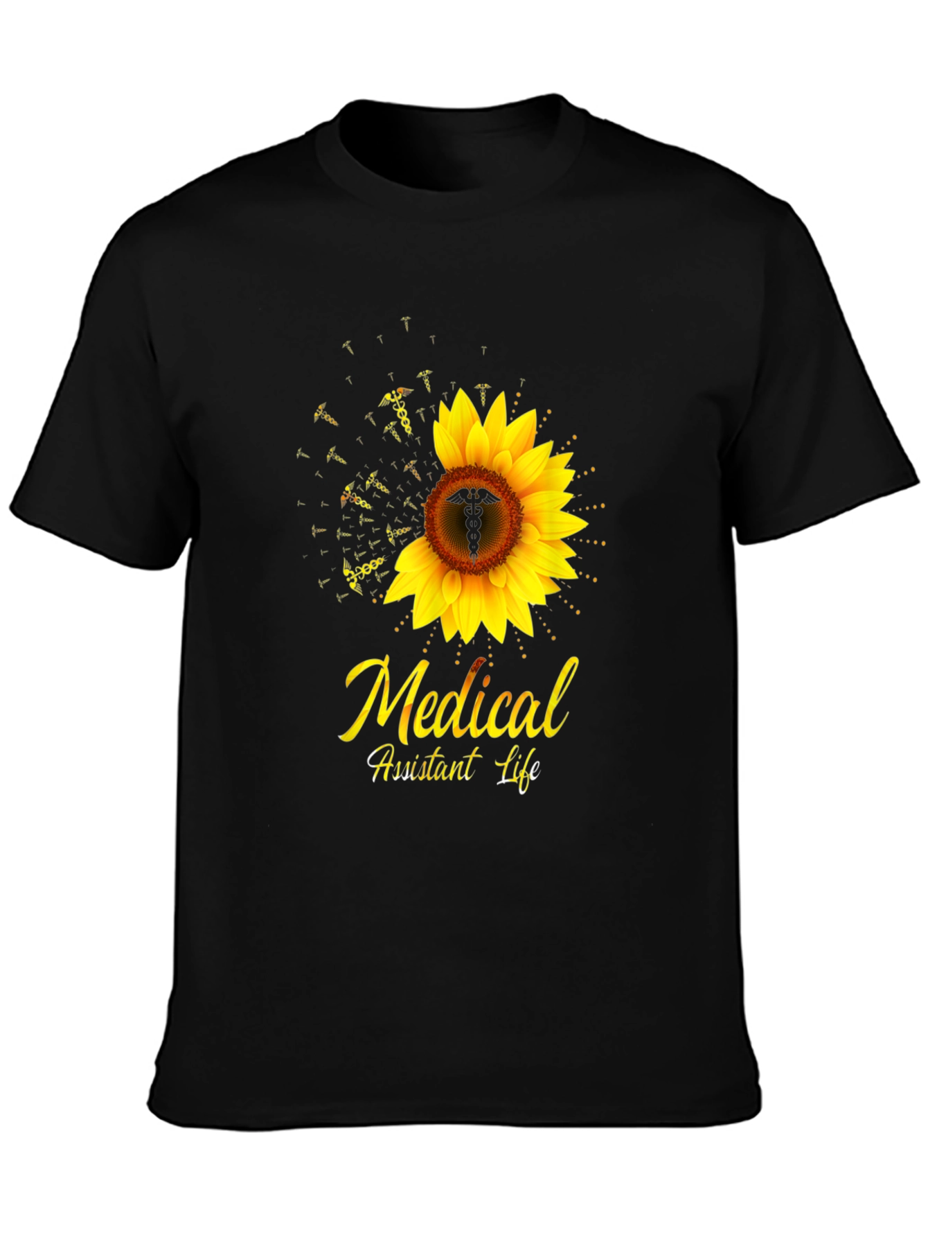 Medical Assistant Life Sunflower T-Shirt