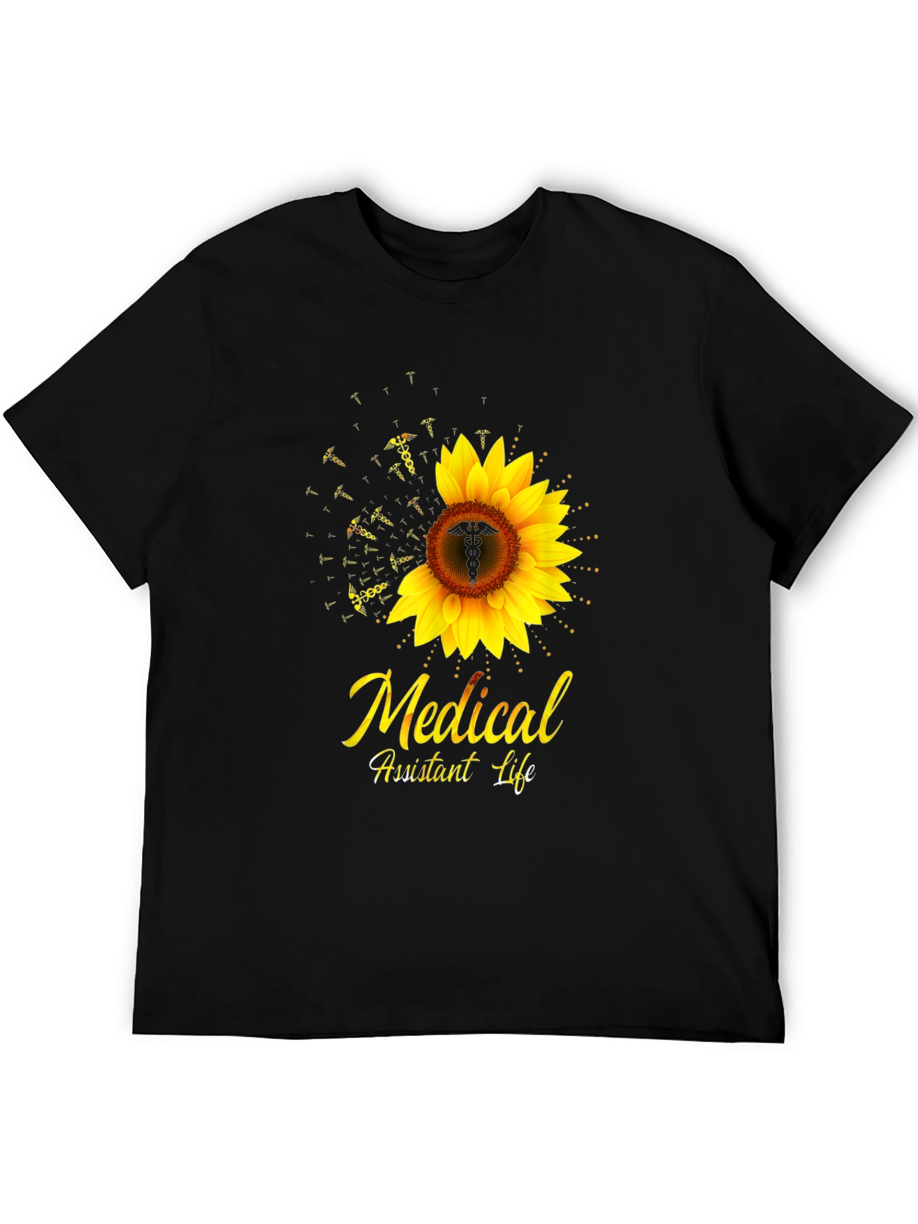 Medical Assistant Life Sunflower T-Shirt