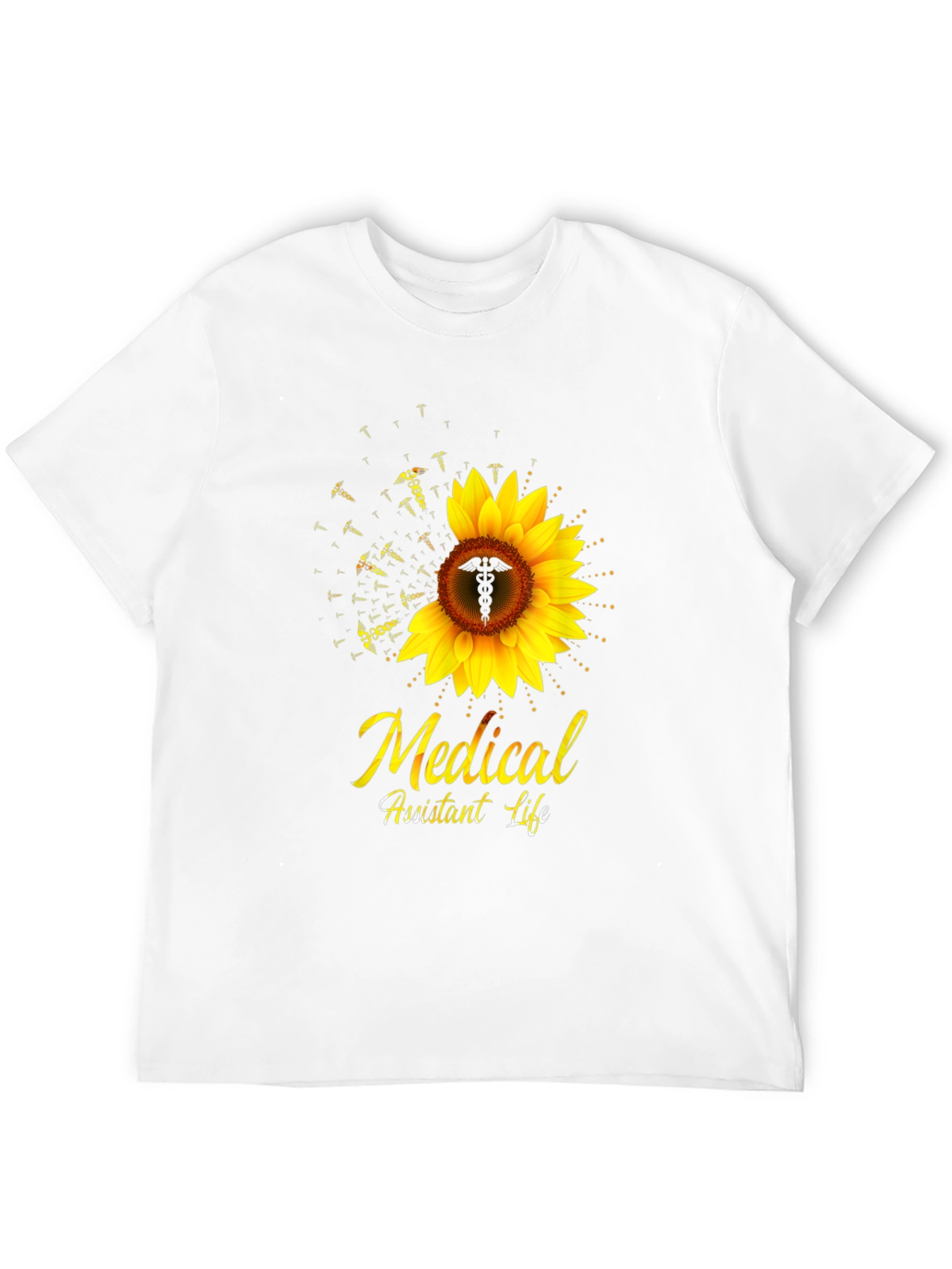 Medical Assistant Life Sunflower T-Shirt