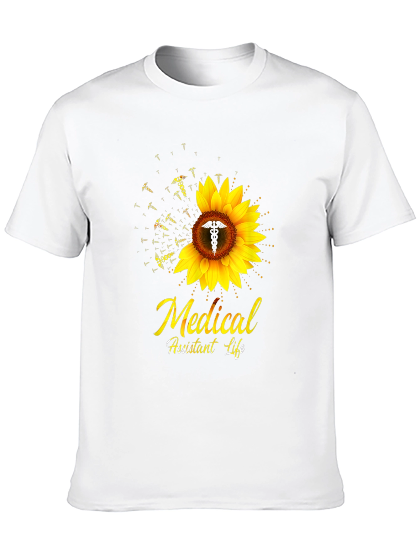 Medical Assistant Life Sunflower T-Shirt
