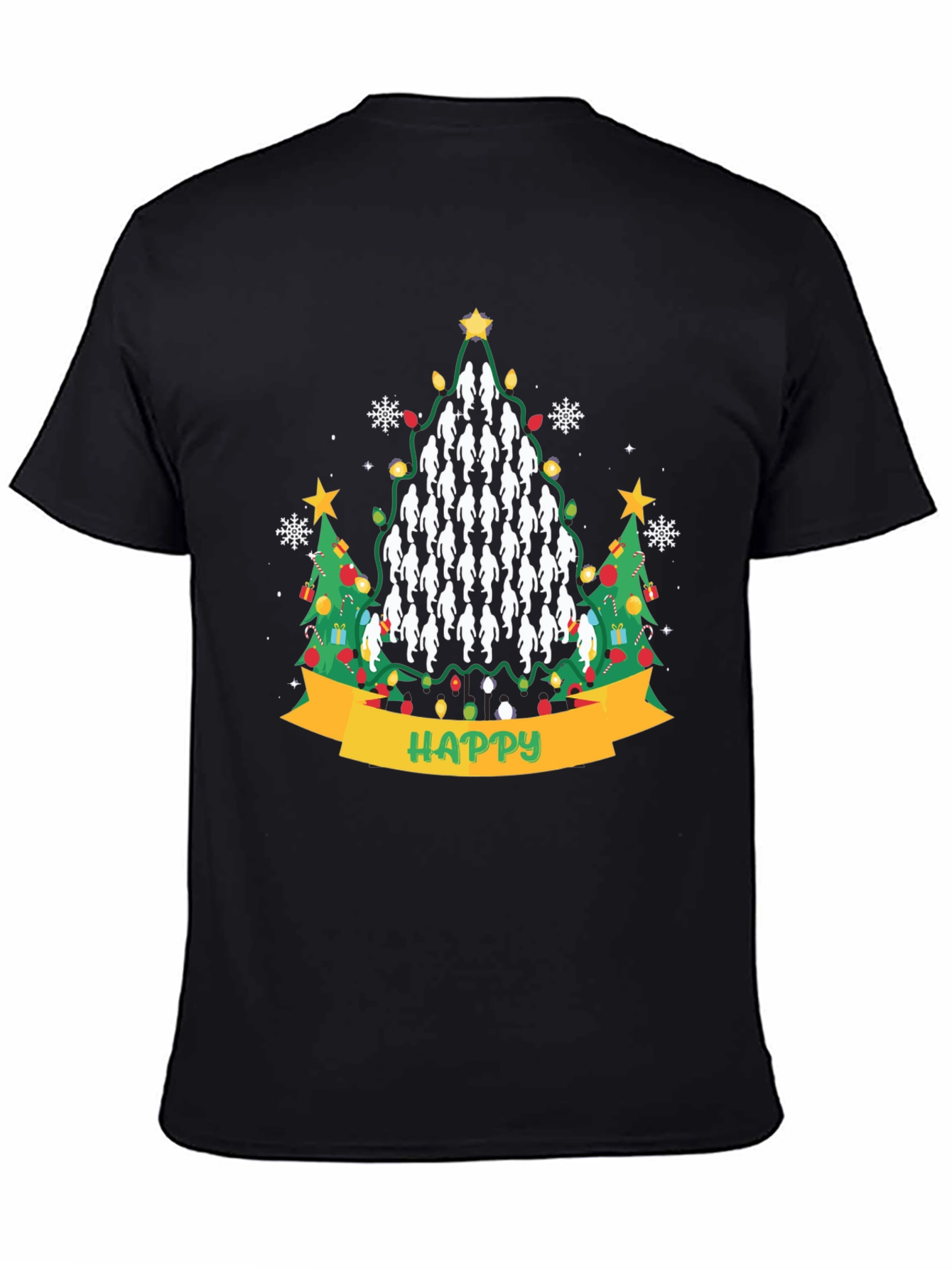 Bigfoot Christmas T-Shirt | Funny Sasquatch Holiday Tee | Christmas Tree Graphic Shirt | Gift for Bigfoot Fans | Free Shipping $50+