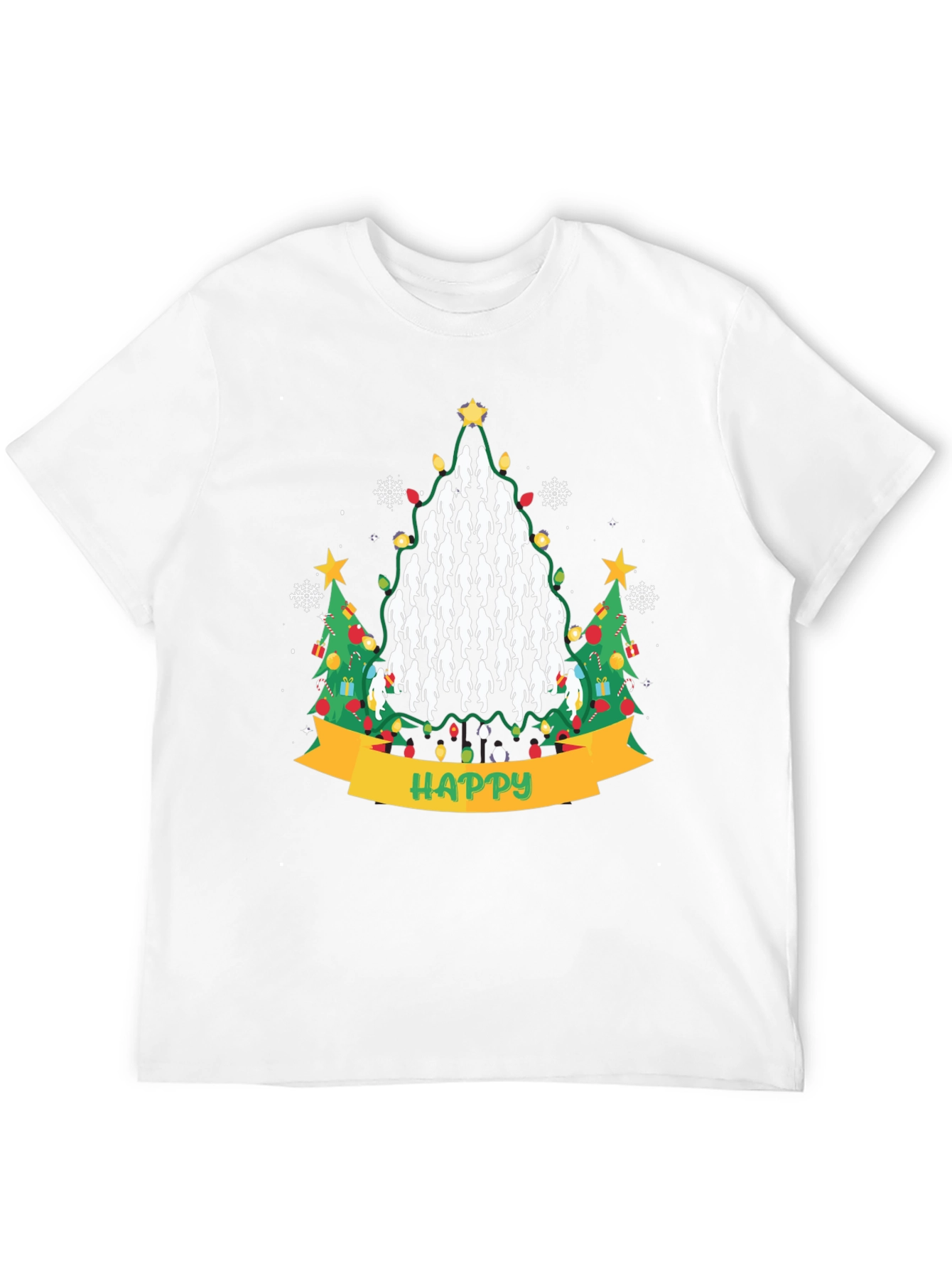 Bigfoot Christmas T-Shirt | Funny Sasquatch Holiday Tee | Christmas Tree Graphic Shirt | Gift for Bigfoot Fans | Free Shipping $50+