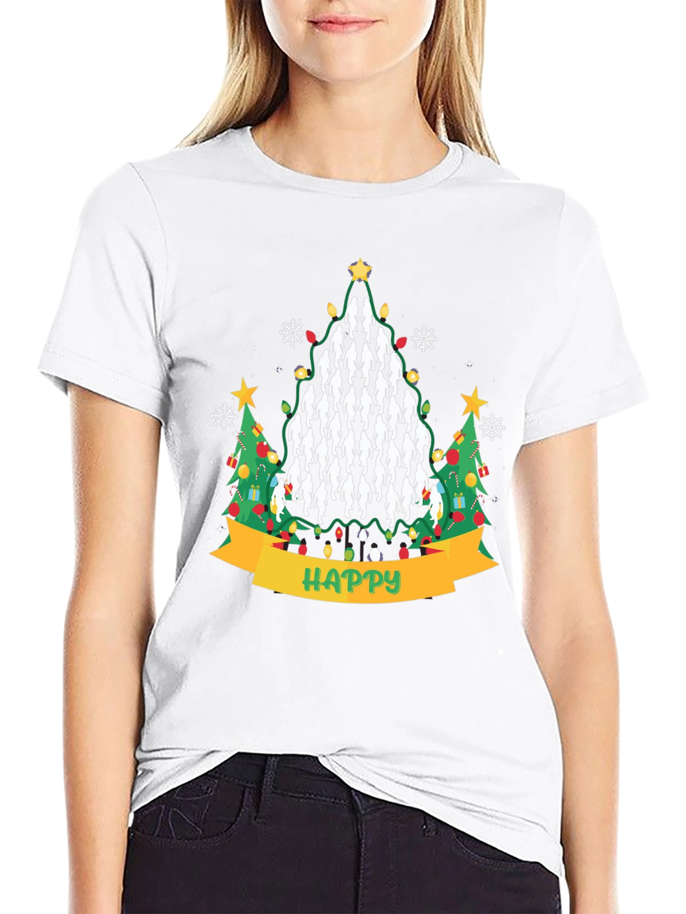 Bigfoot Christmas T-Shirt | Funny Sasquatch Holiday Tee | Christmas Tree Graphic Shirt | Gift for Bigfoot Fans | Free Shipping $50+