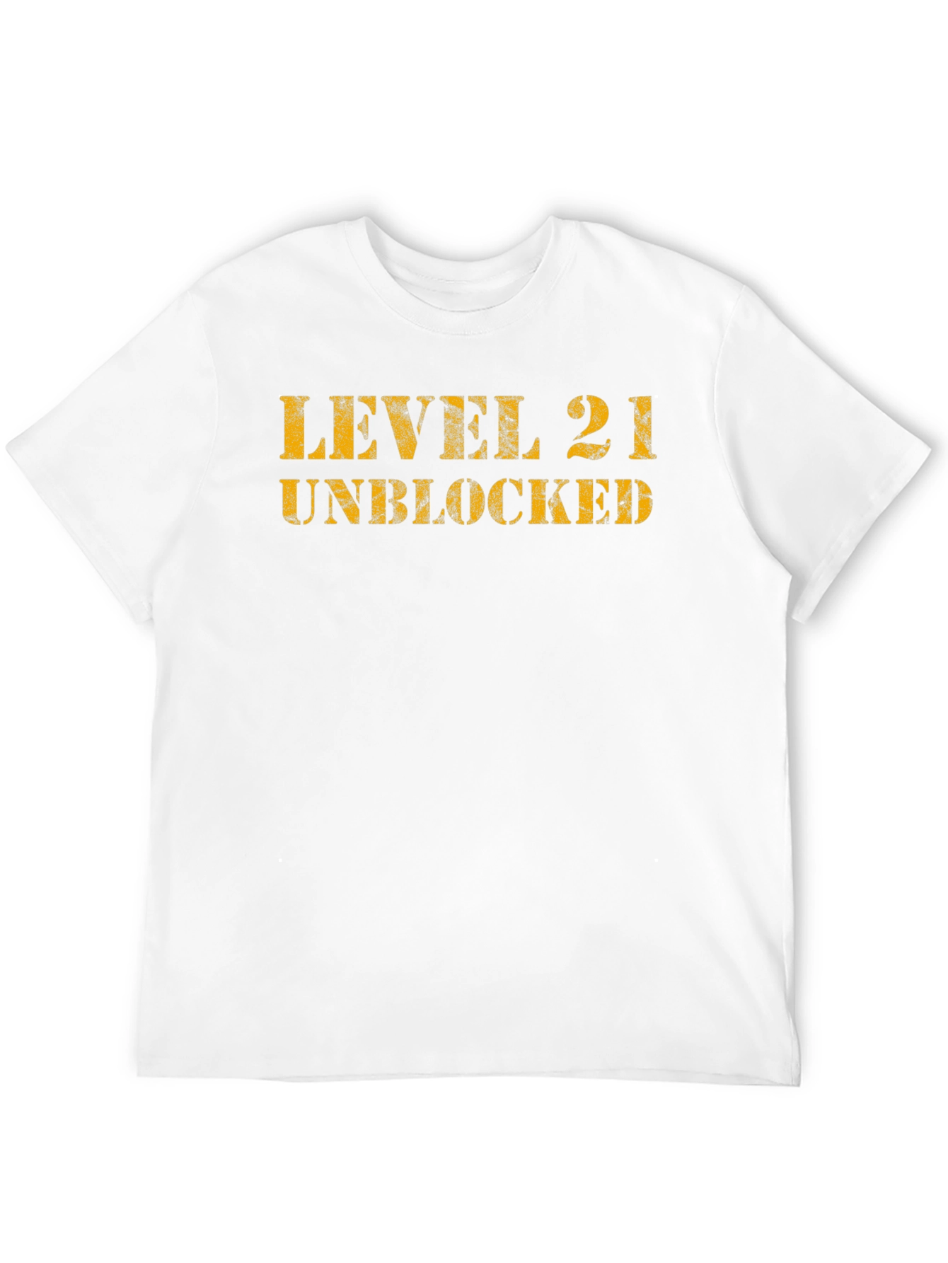 Level 21 Unlocked T-Shirt - Birthday Gift Tee
