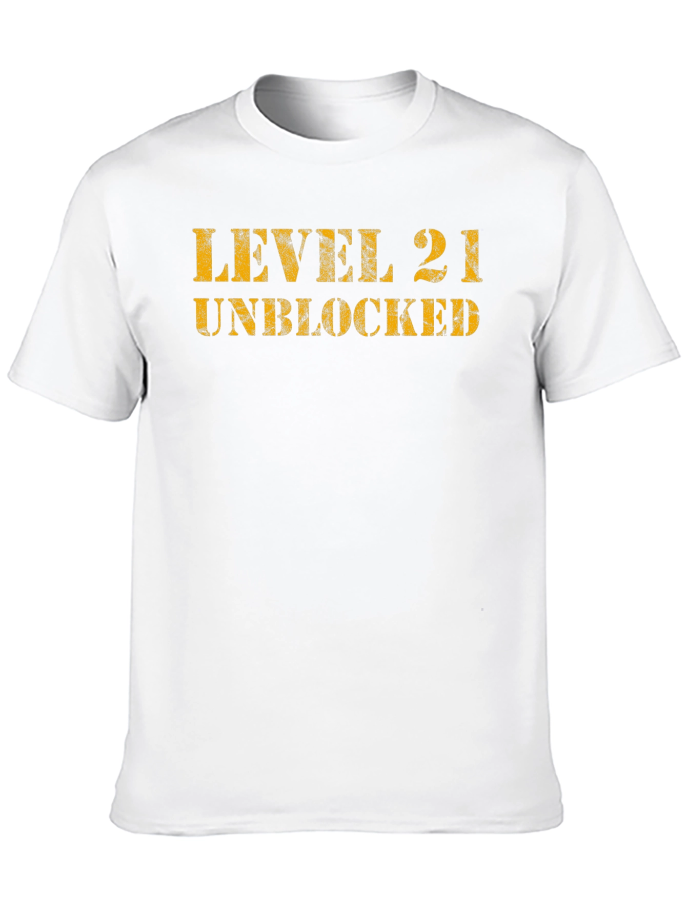 Level 21 Unlocked T-Shirt - Birthday Gift Tee