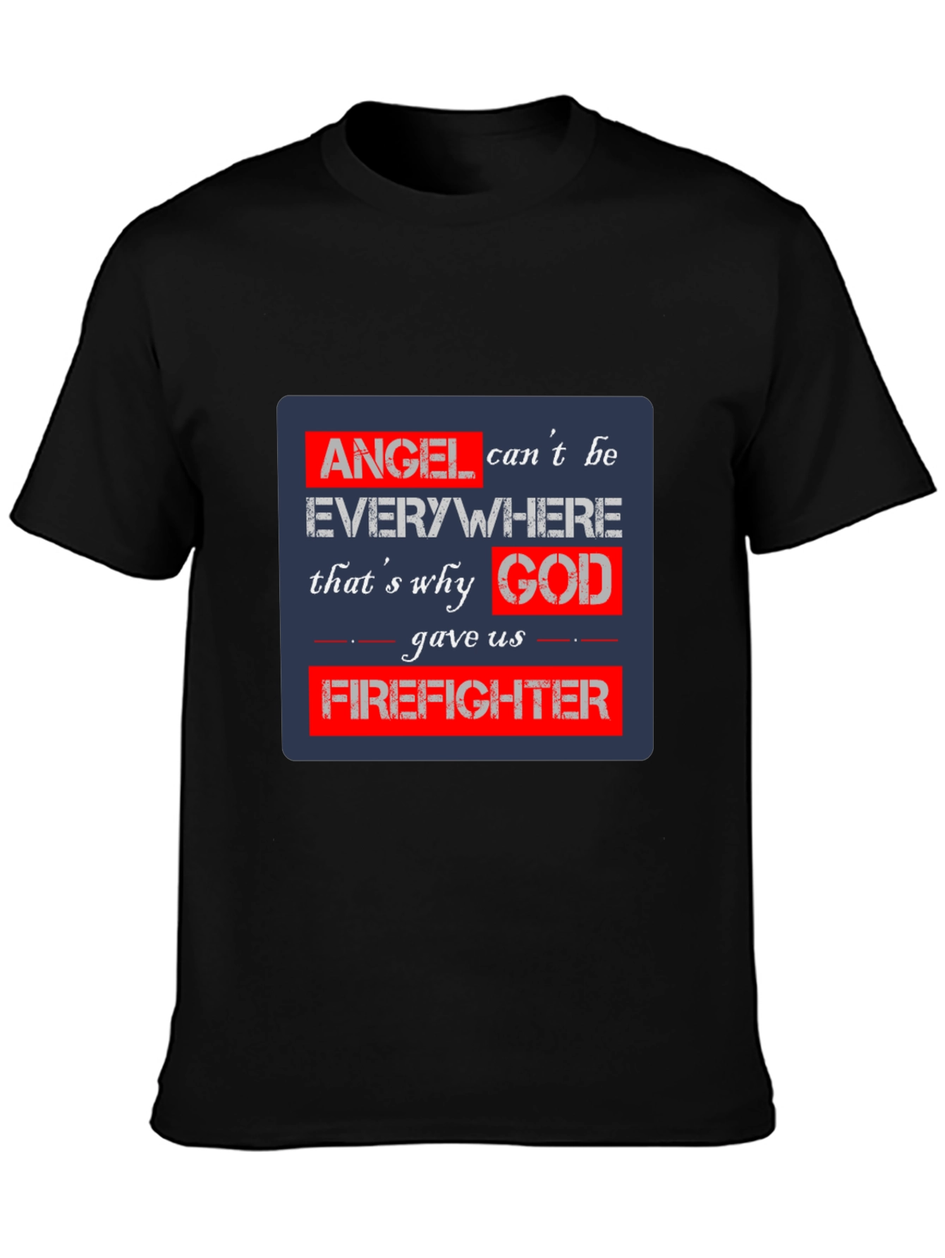 Firefighter Angel T-Shirt - Heroic Design