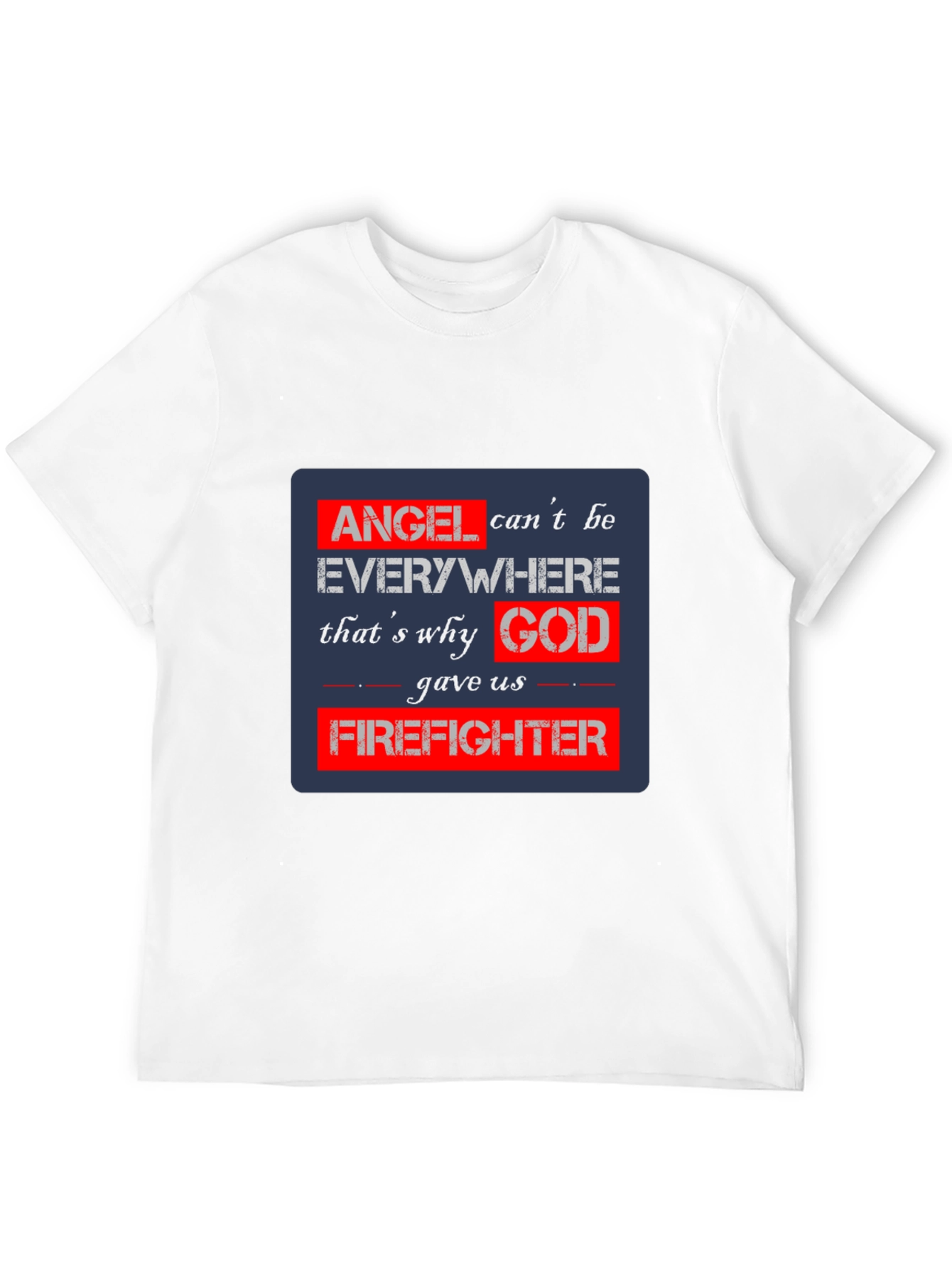 Firefighter Angel T-Shirt - Heroic Design