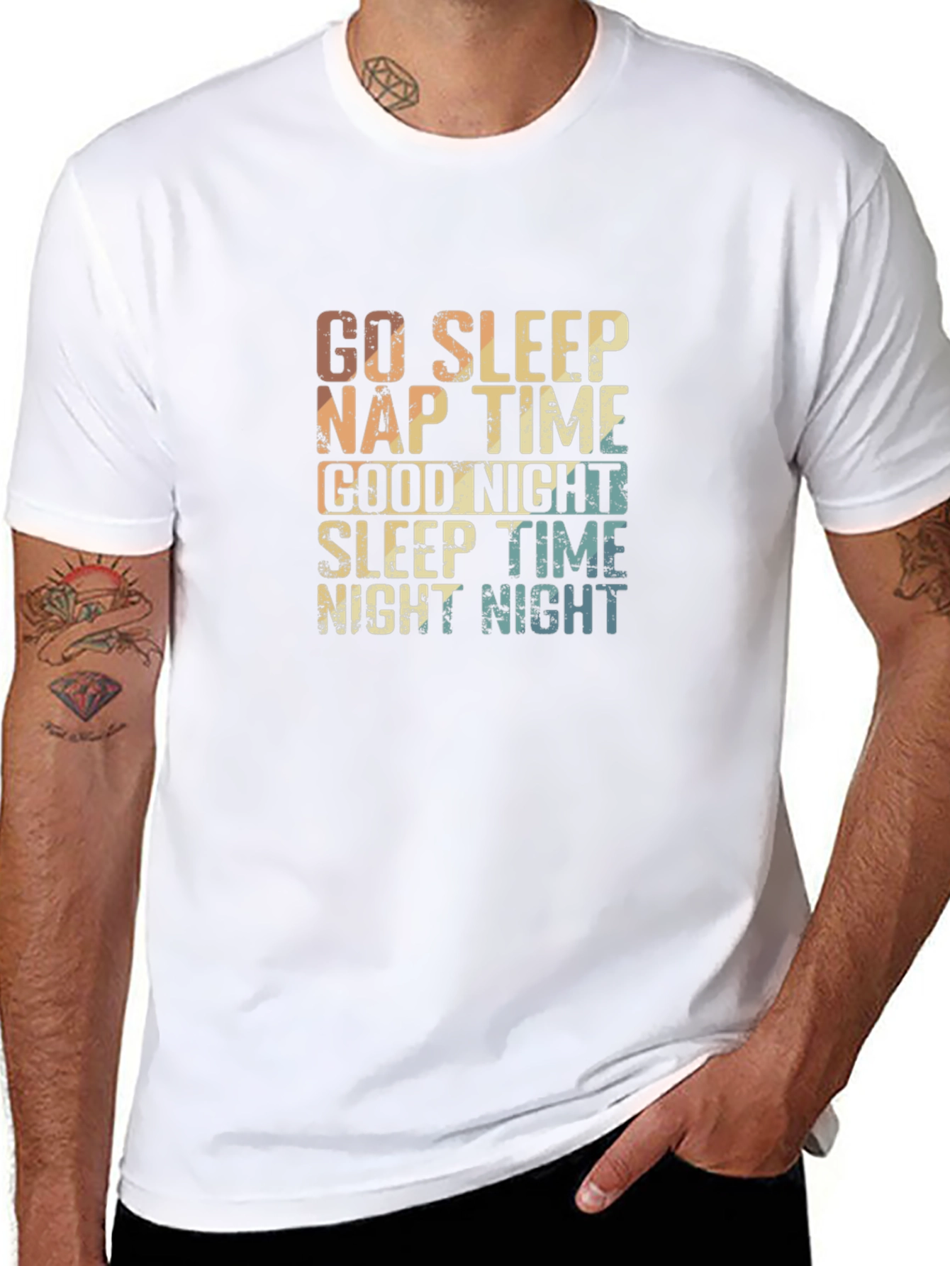 Go Sleep Graphic Tee - Comfy Night Shirt