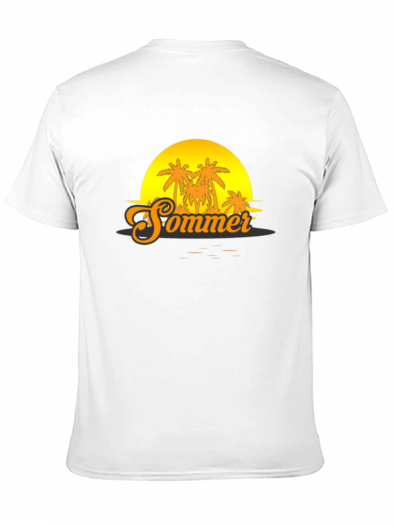 Sommer Sunset T-Shirt - Tropical Palm Tree Graphic Tee