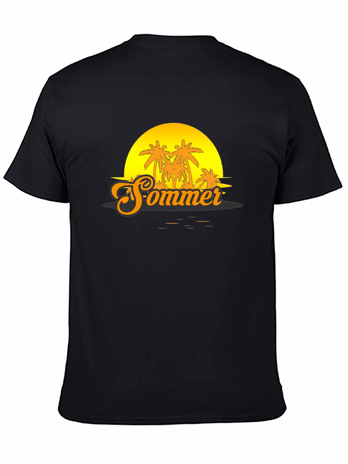 Sommer Sunset T-Shirt - Tropical Palm Tree Graphic Tee