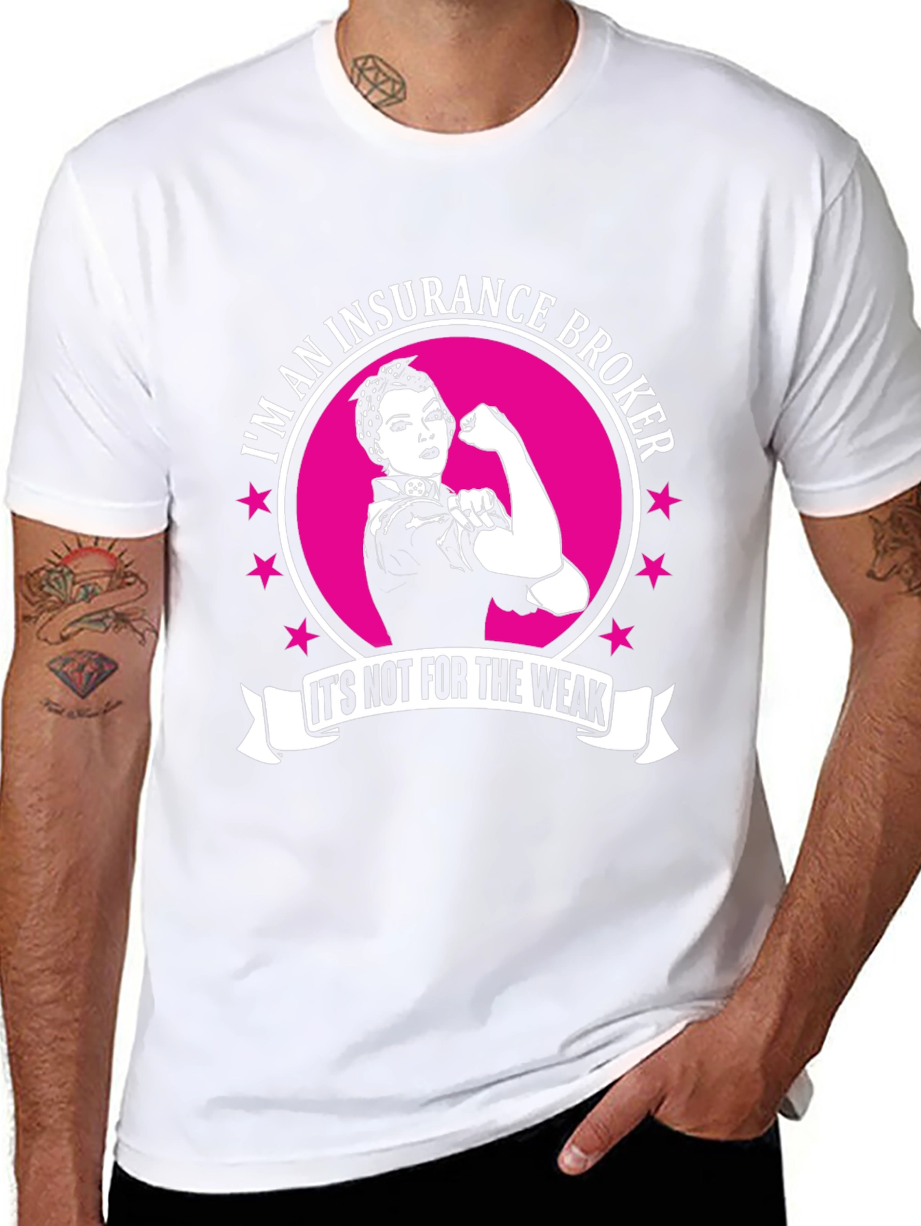 Insurance Broker Strong Woman T-Shirt