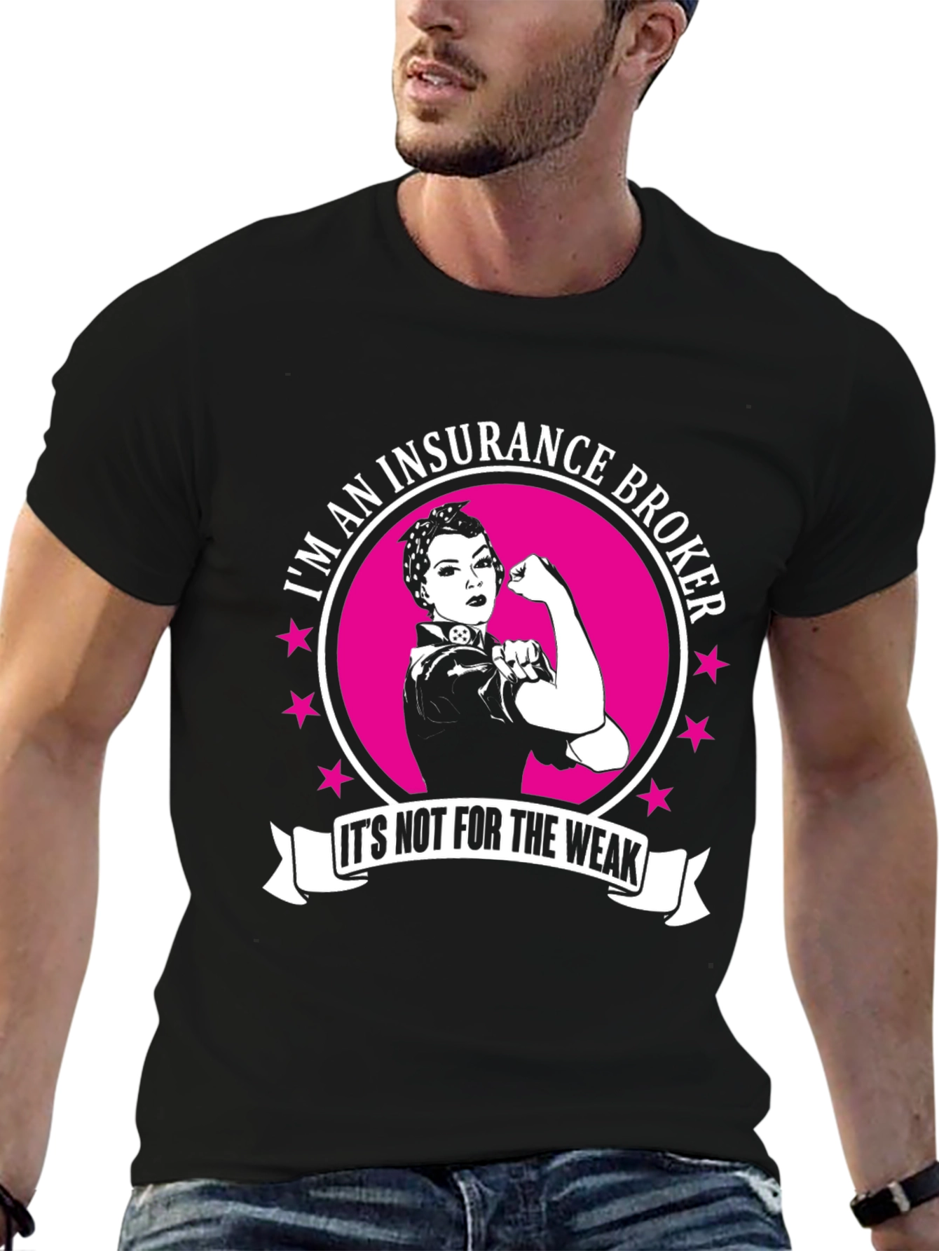 Insurance Broker Strong Woman T-Shirt