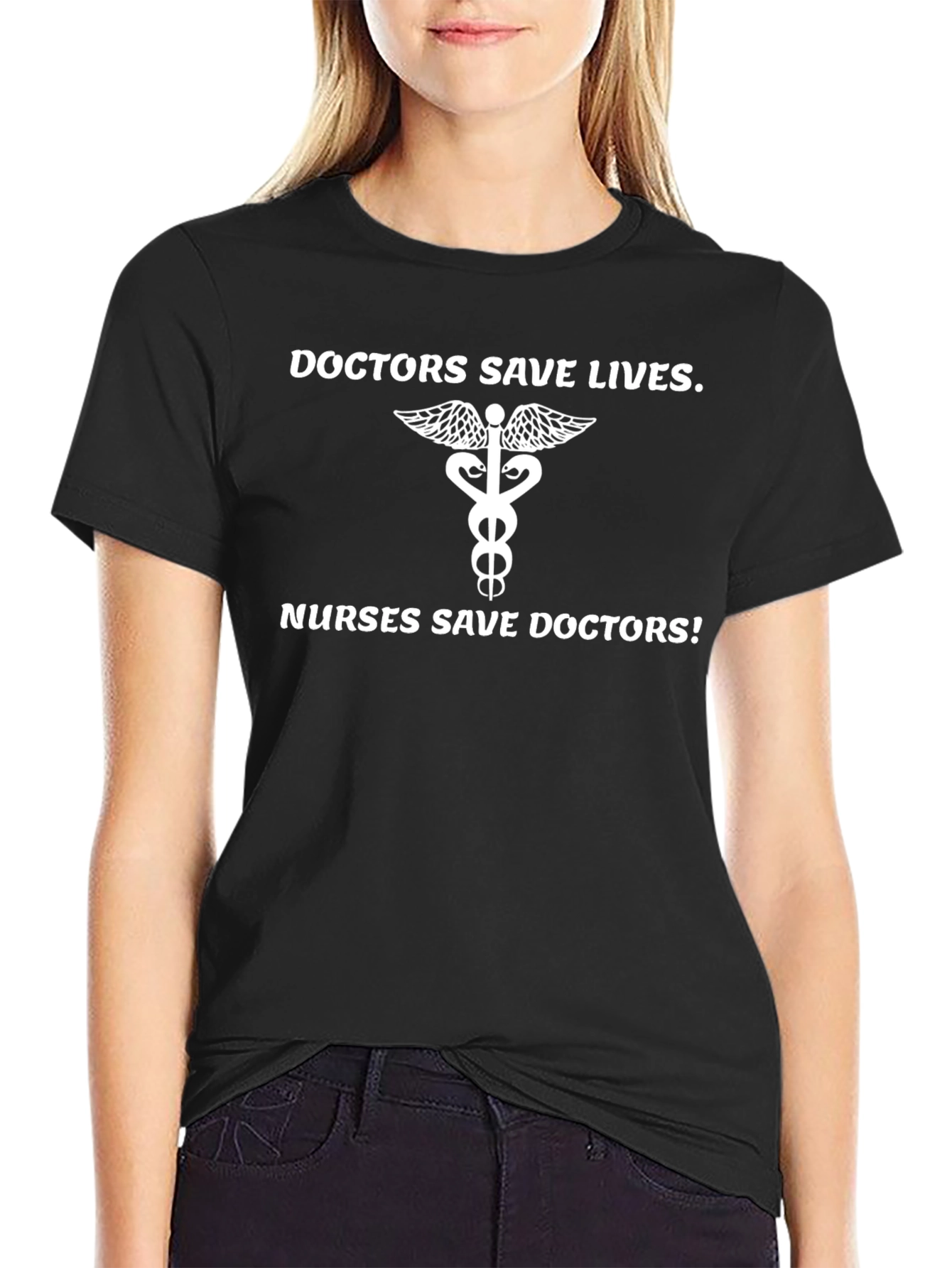 Doctors Save Lives T-Shirt - Healthcare Hero Tee