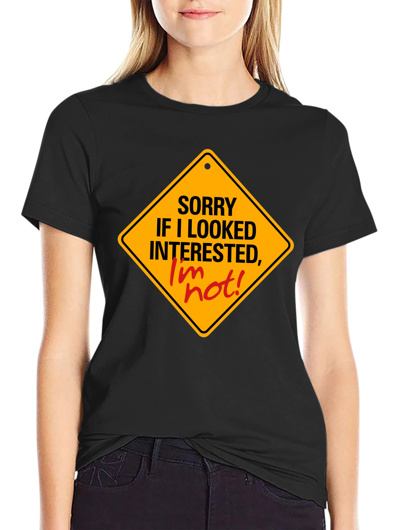 Sorry Im Not Interested Graphic Tee