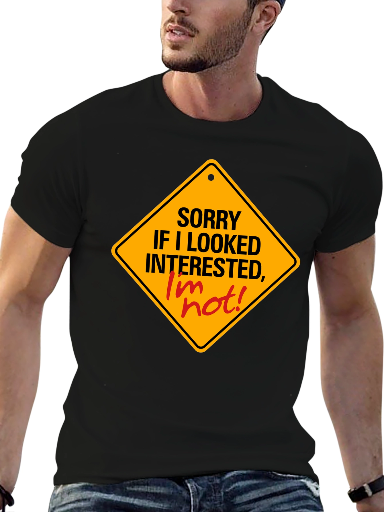Sorry Im Not Interested Graphic Tee