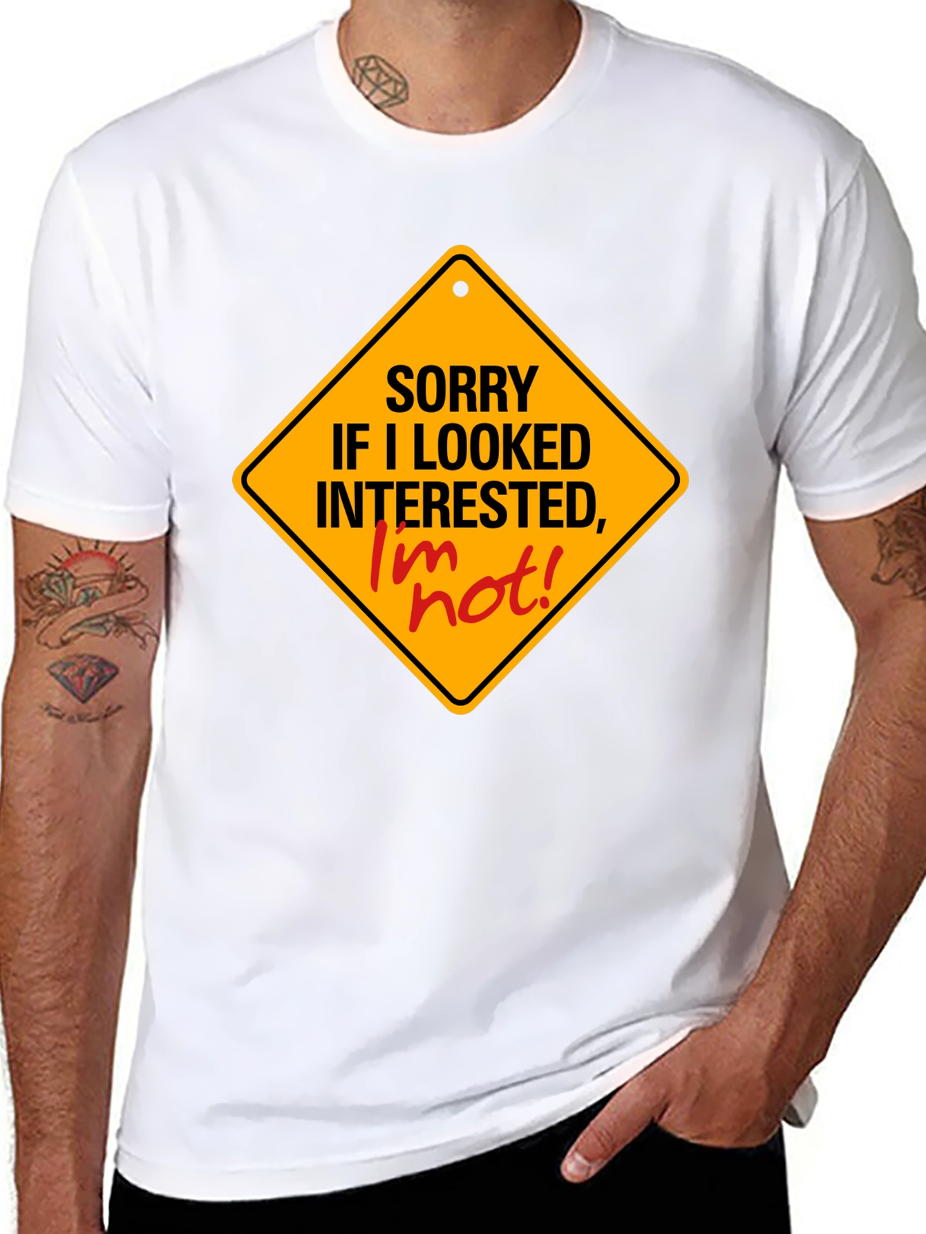 Sorry Im Not Interested Graphic Tee