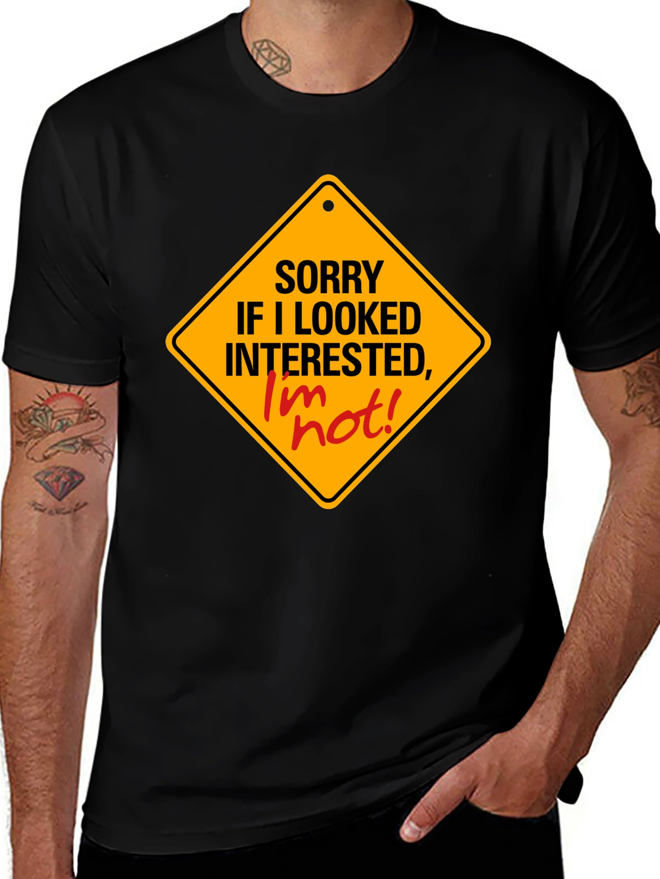 Sorry Im Not Interested Graphic Tee