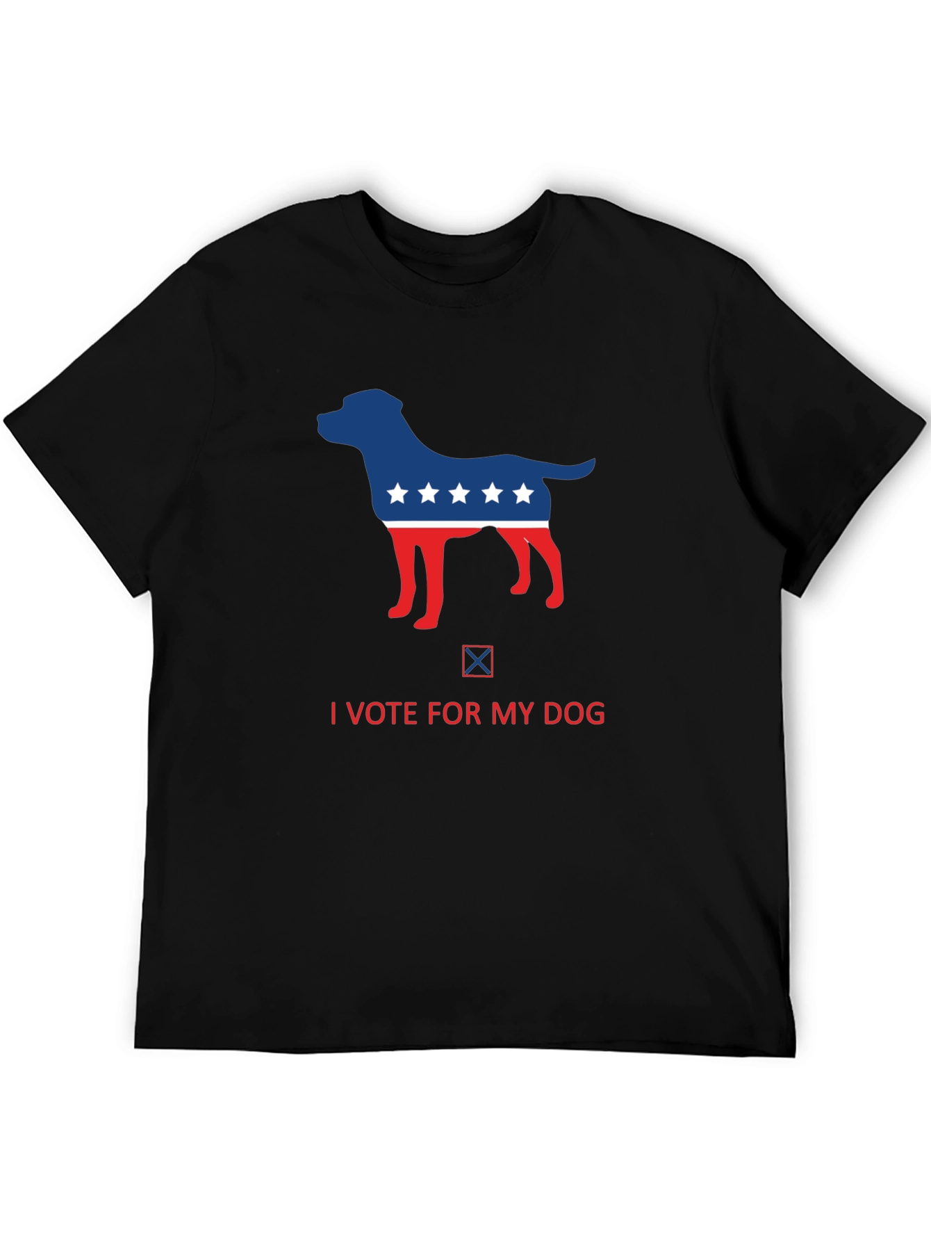 I Vote For My Dog Graphic Tee