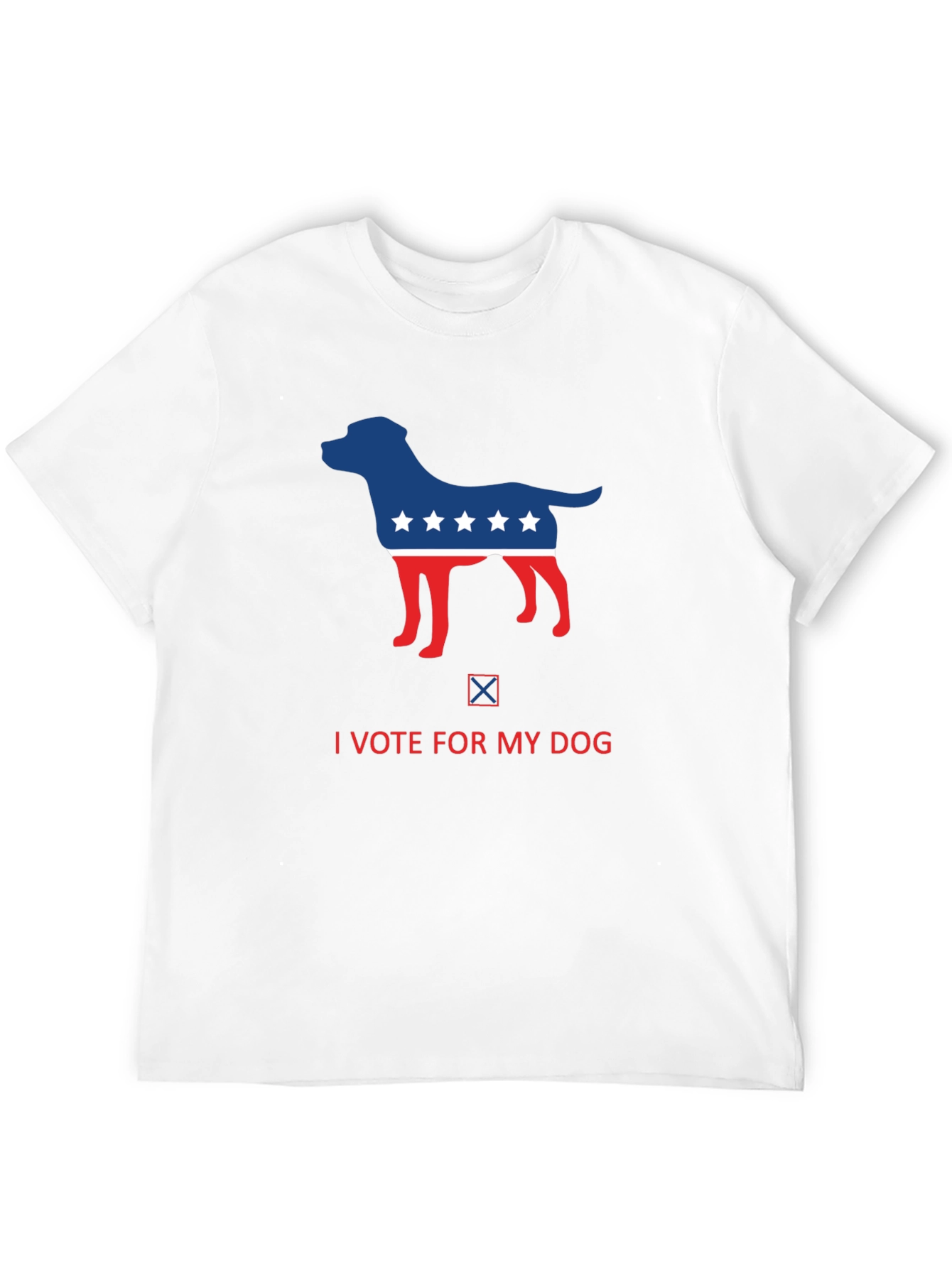 I Vote For My Dog Graphic Tee