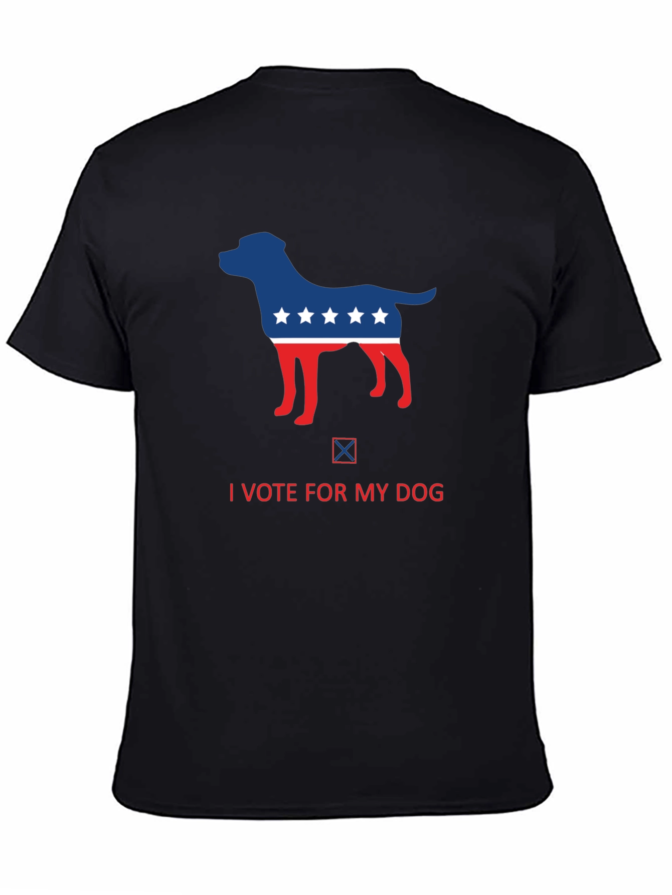 I Vote For My Dog Graphic Tee