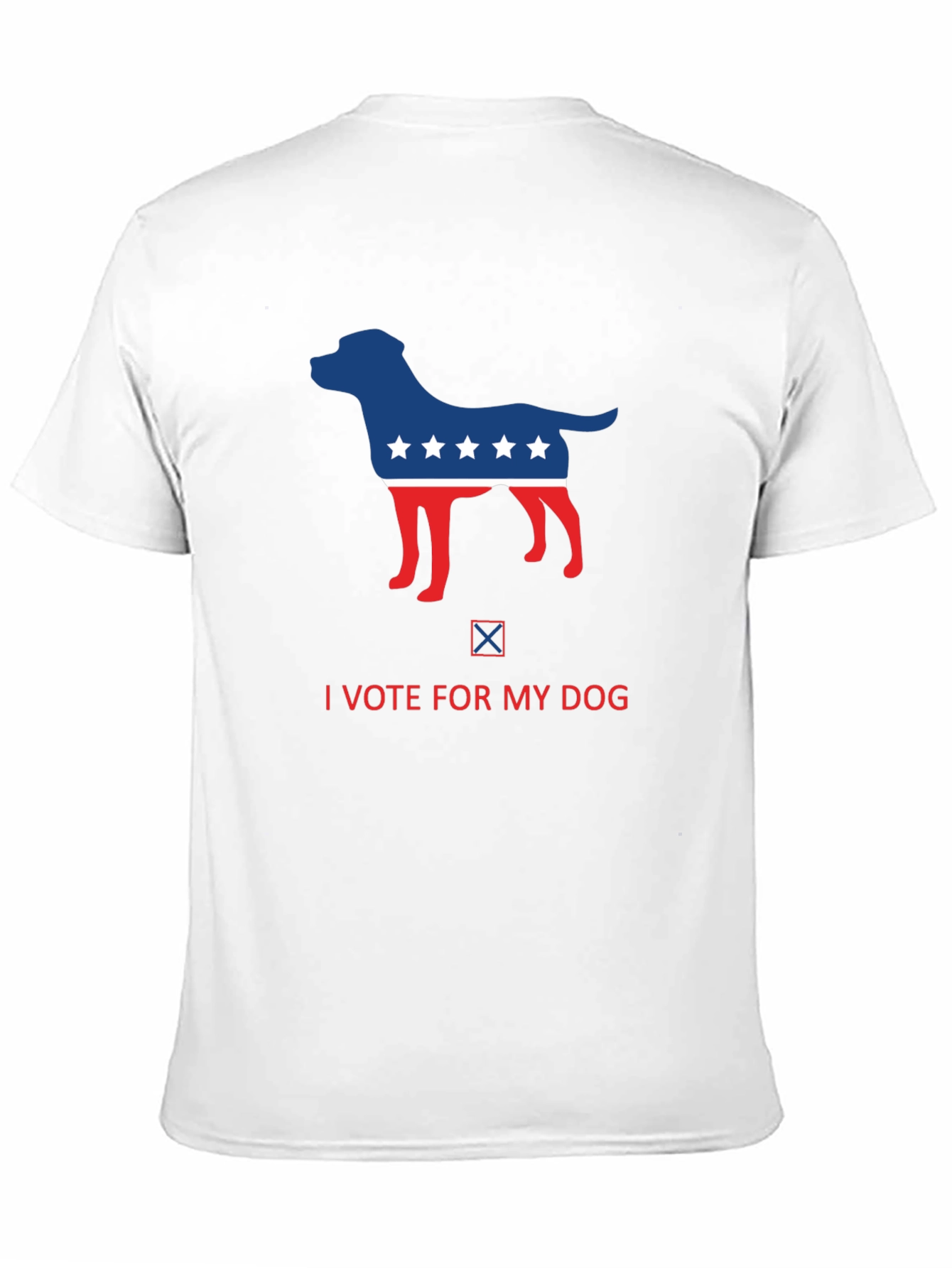 I Vote For My Dog Graphic Tee