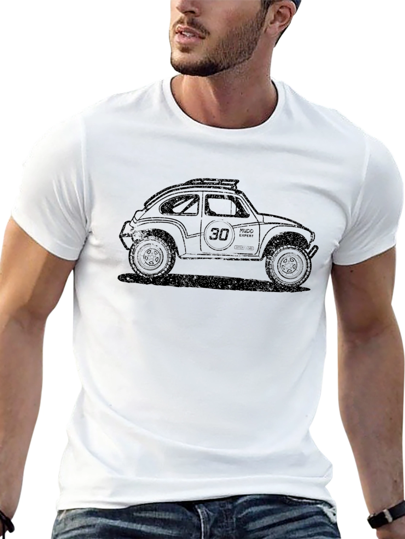 Off-Road Beetle T-Shirt - Black