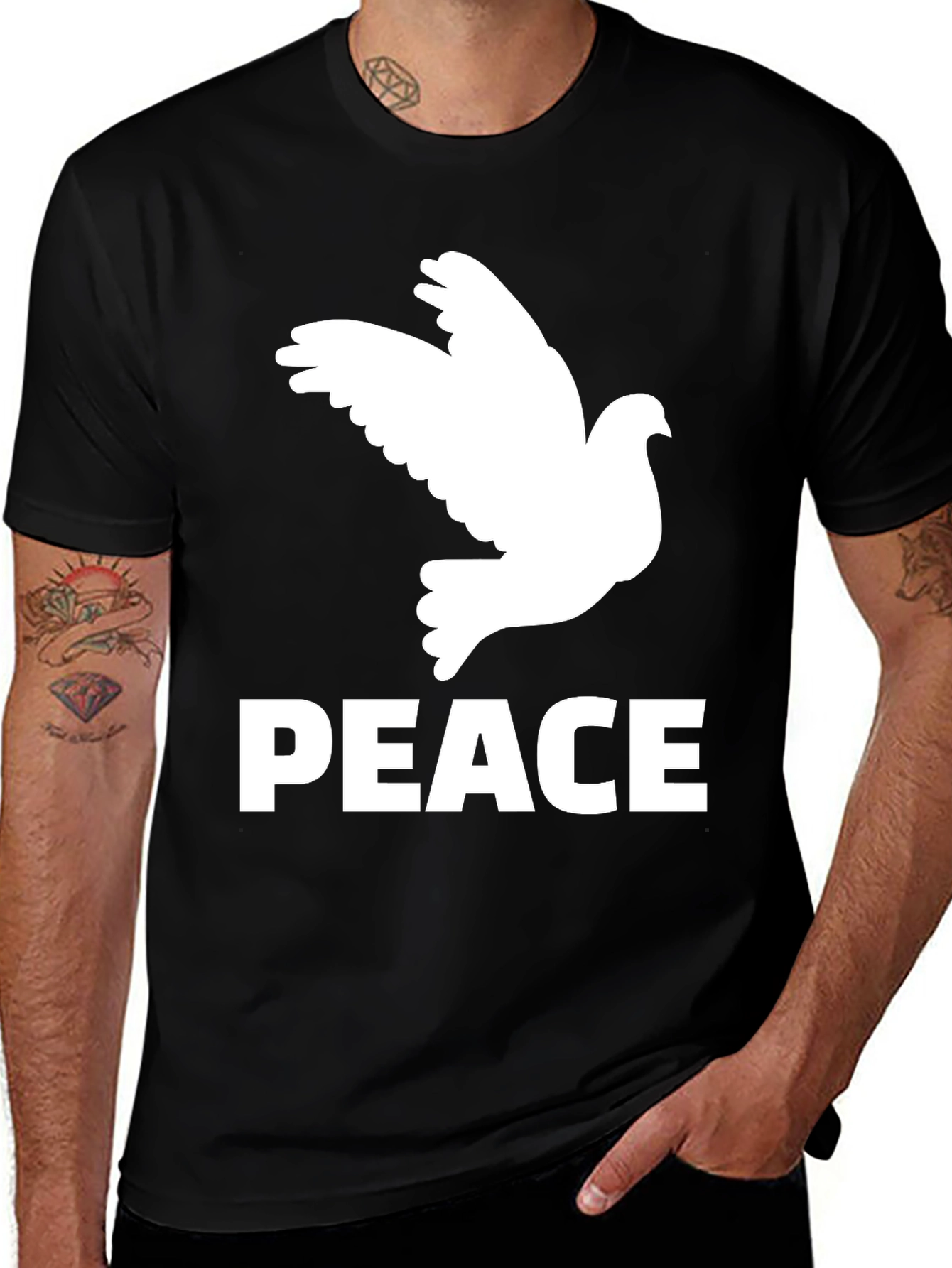 Peace Dove Graphic Tee - Stylish Unisex T-Shirt
