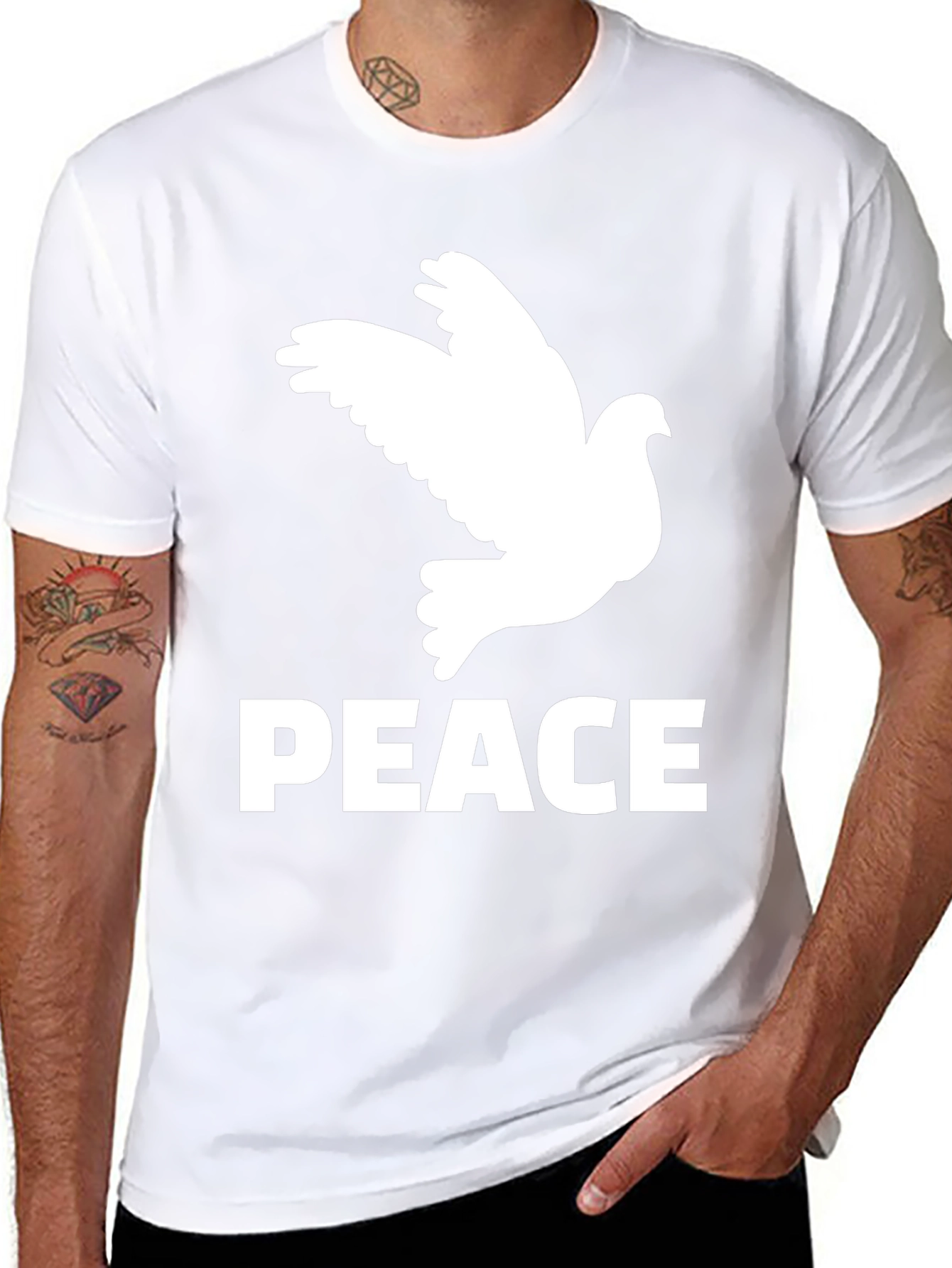 Peace Dove Graphic Tee - Stylish Unisex T-Shirt