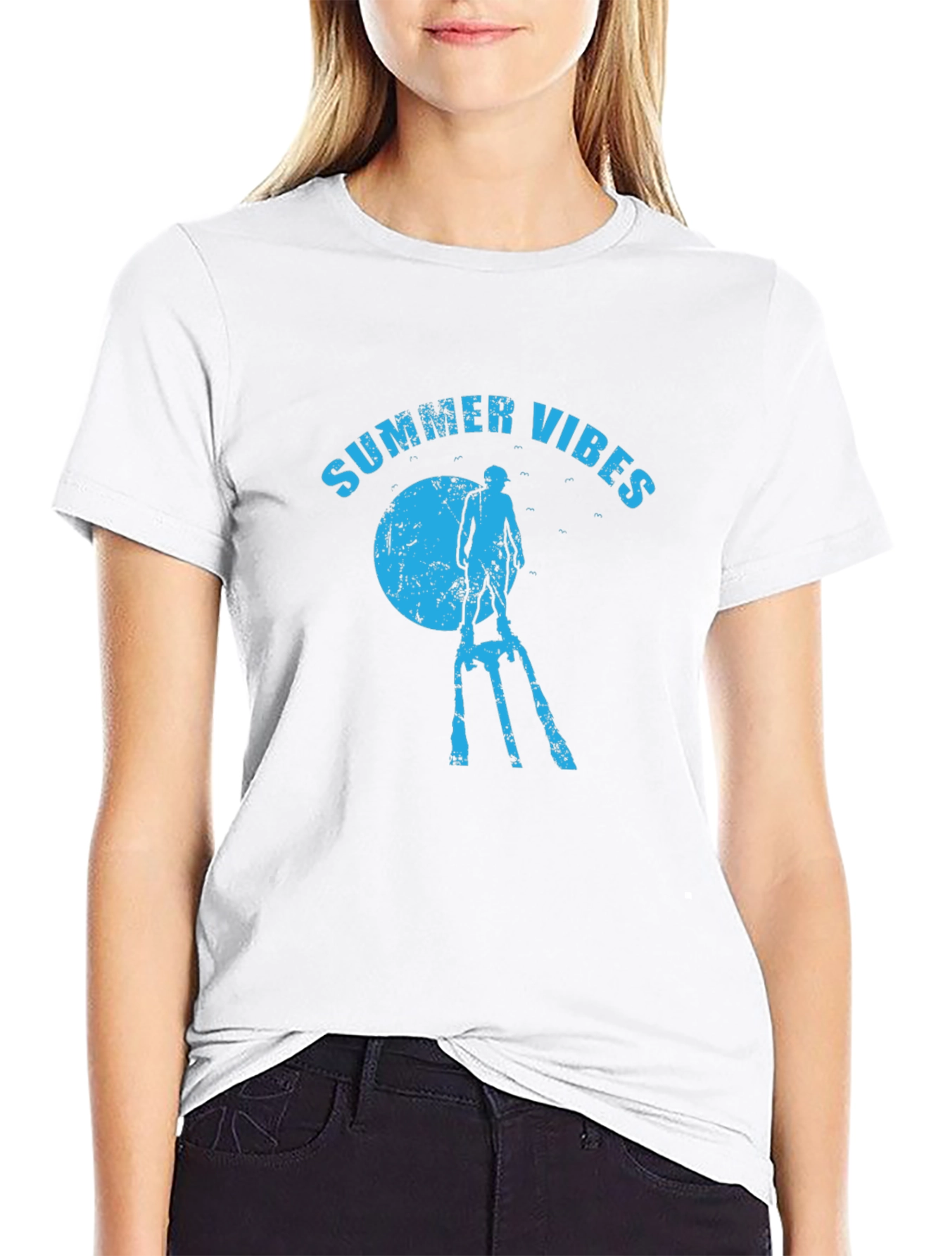 Summer Vibes T-Shirt | Beach Graphic Tee | Casual Summer Shirt | Vacation Outfit | Gift for Summer Lovers | Free Shipping $50+
