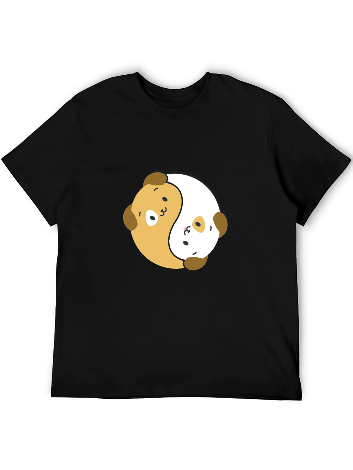 Yin Yang Puppy T-Shirt – Cute Dog Lover Graphic Tee