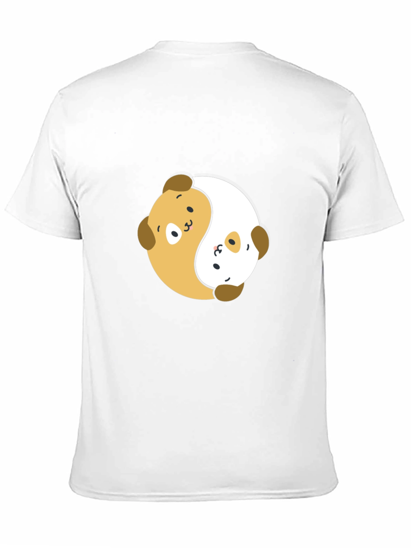 Yin Yang Puppy T-Shirt – Cute Dog Lover Graphic Tee