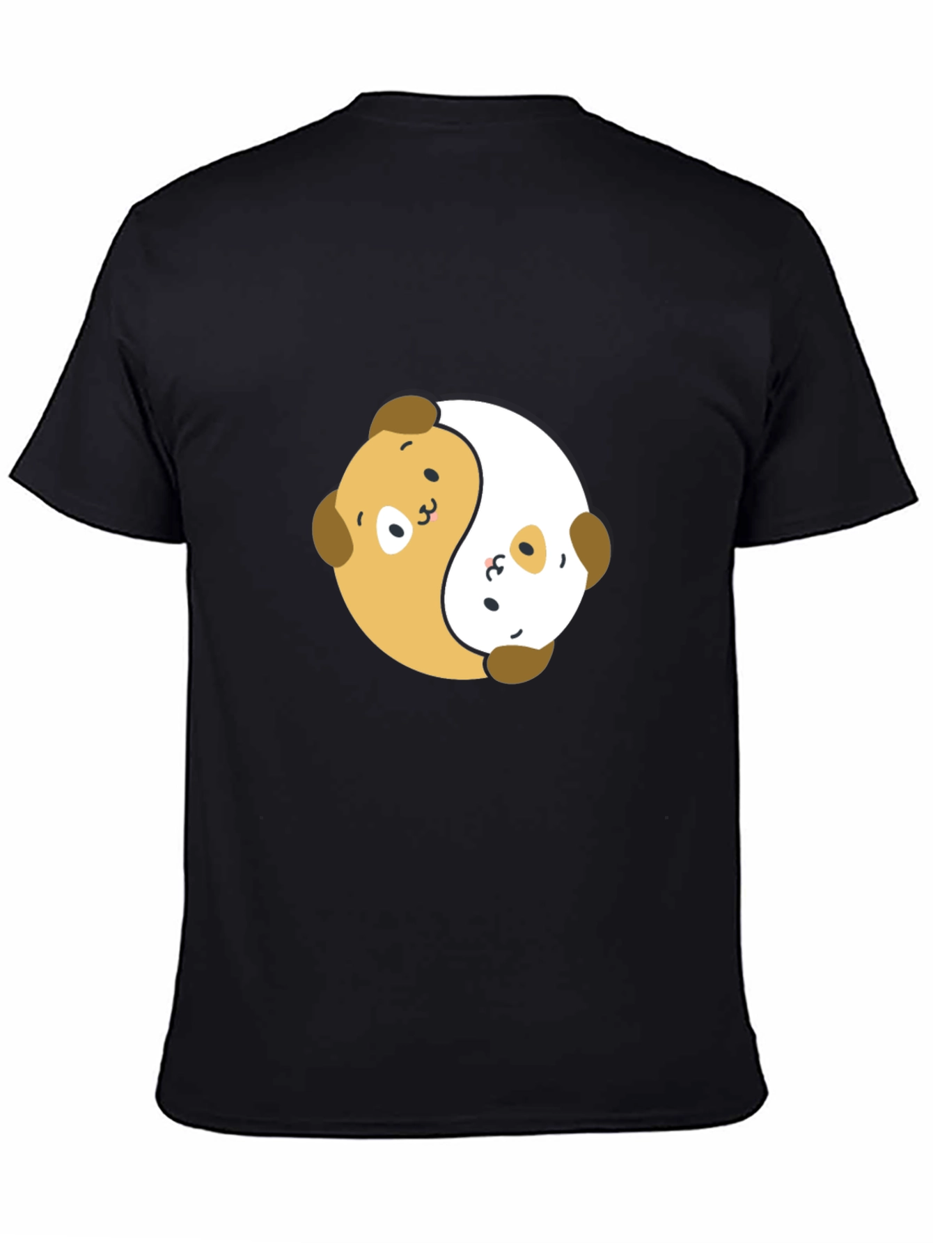 Yin Yang Puppy T-Shirt – Cute Dog Lover Graphic Tee