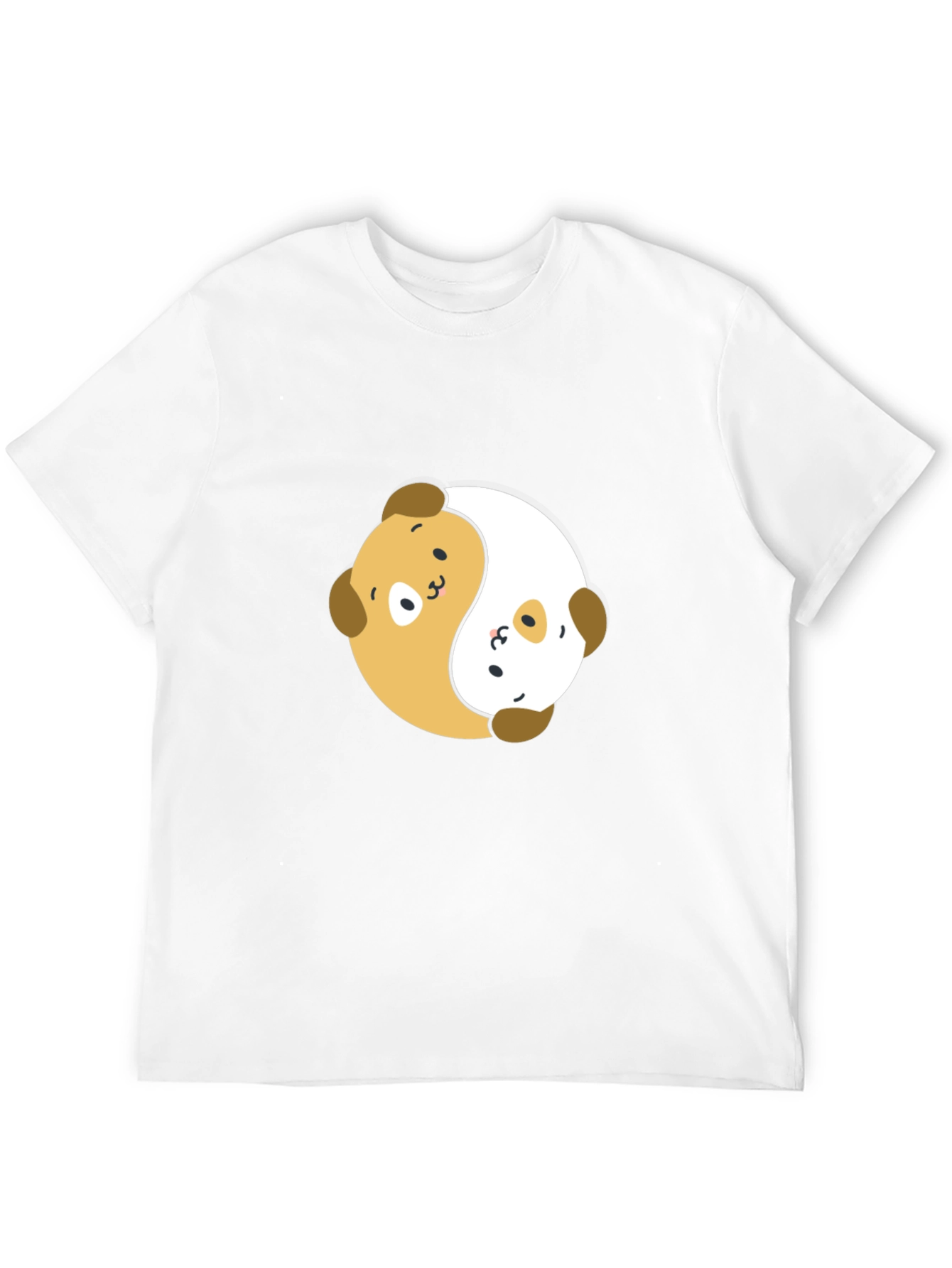 Yin Yang Puppy T-Shirt – Cute Dog Lover Graphic Tee