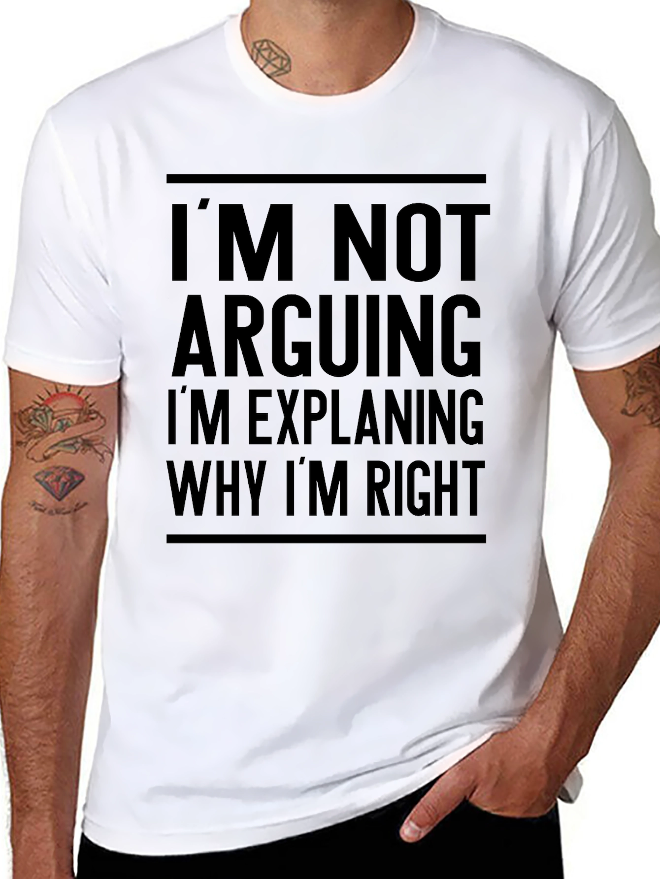 Funny Im Not Arguing Graphic T-Shirt