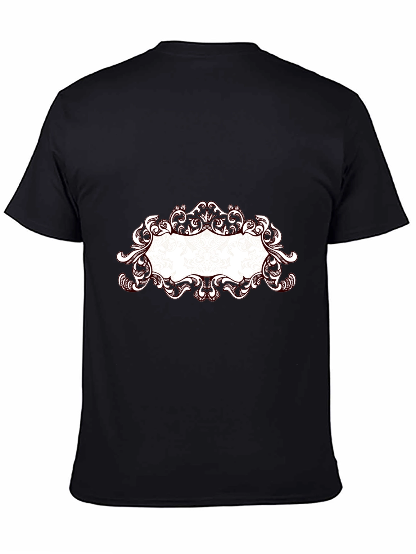 Elegant Frame Black T-Shirt