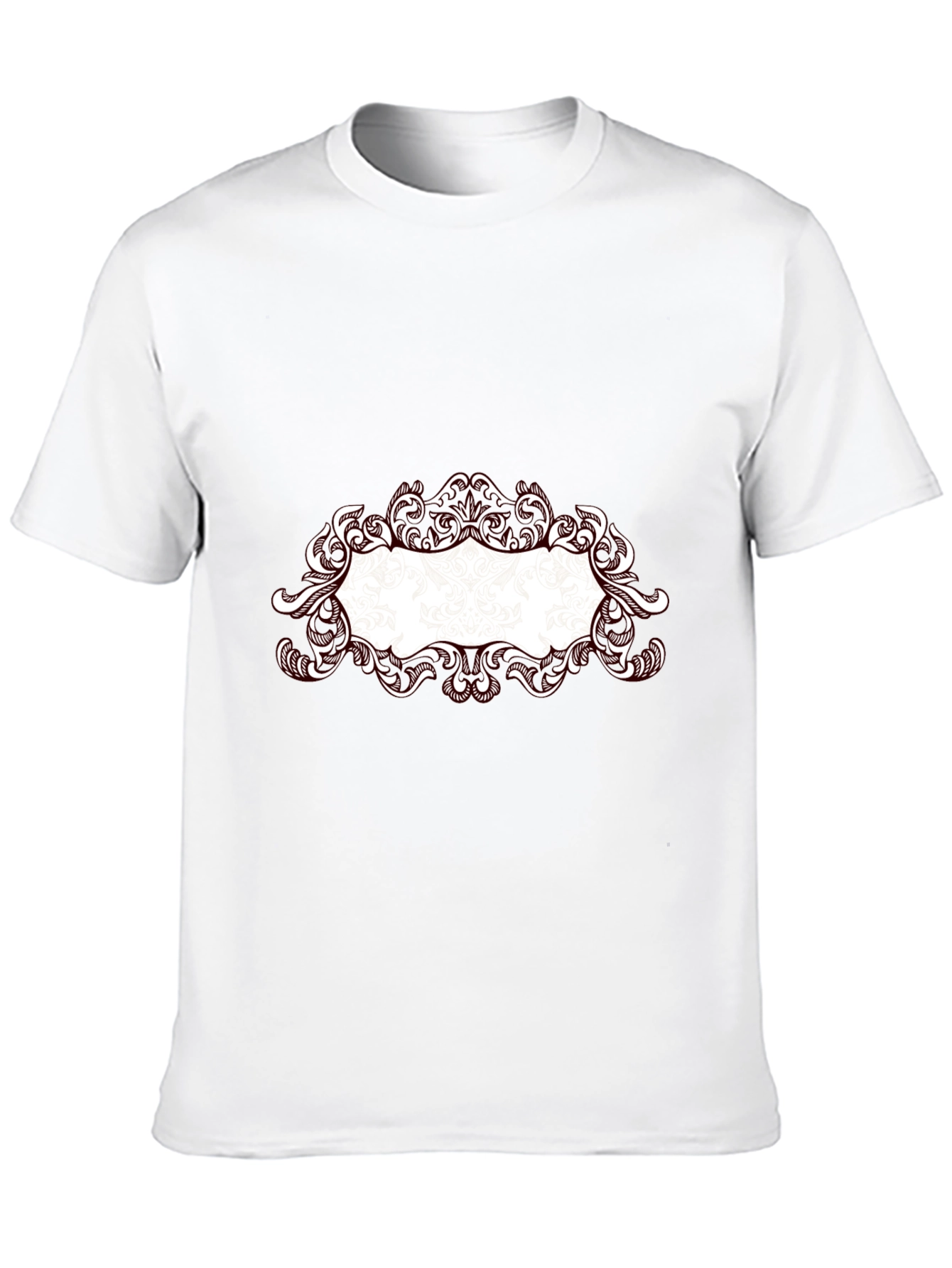 Elegant Frame Black T-Shirt