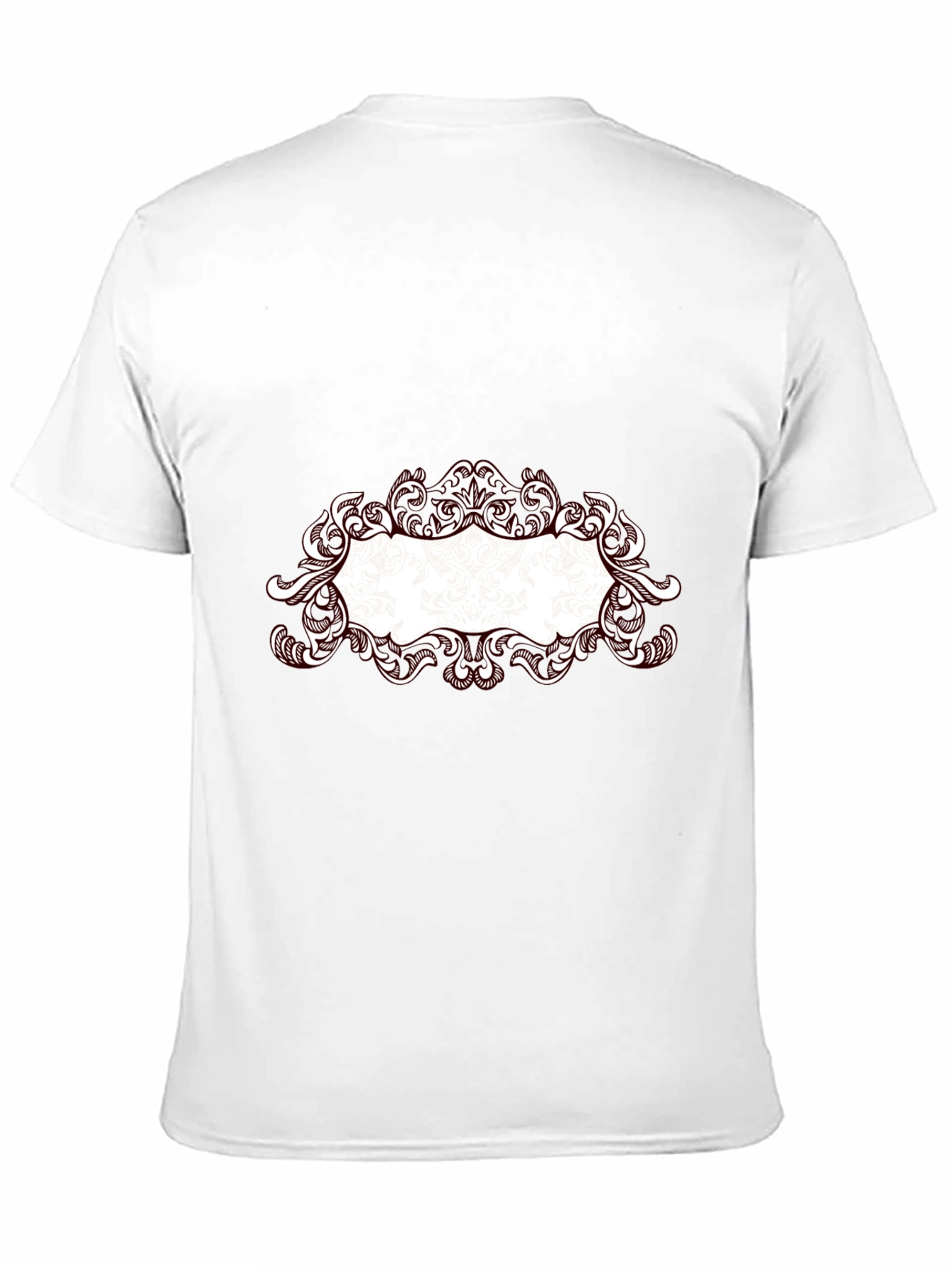 Elegant Frame Black T-Shirt